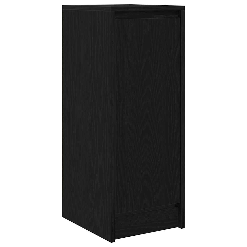 vidaXL Sideboard Sideboard Schwarz Eichen-Optik 29,5x34x76 cm Holzwerkstoff günstig online kaufen