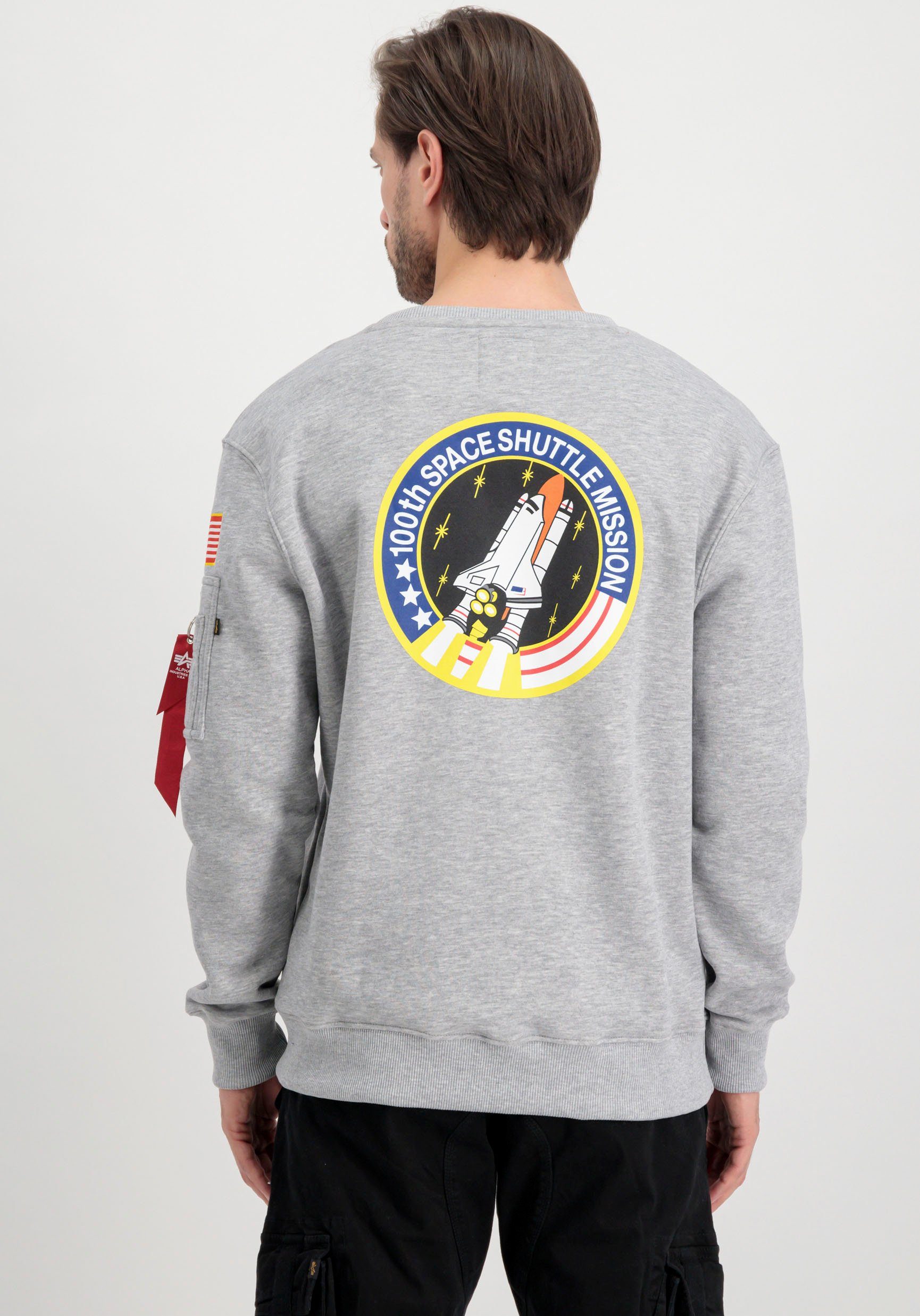 Space Sweatshirt Industries Shuttle Alpha grey heather