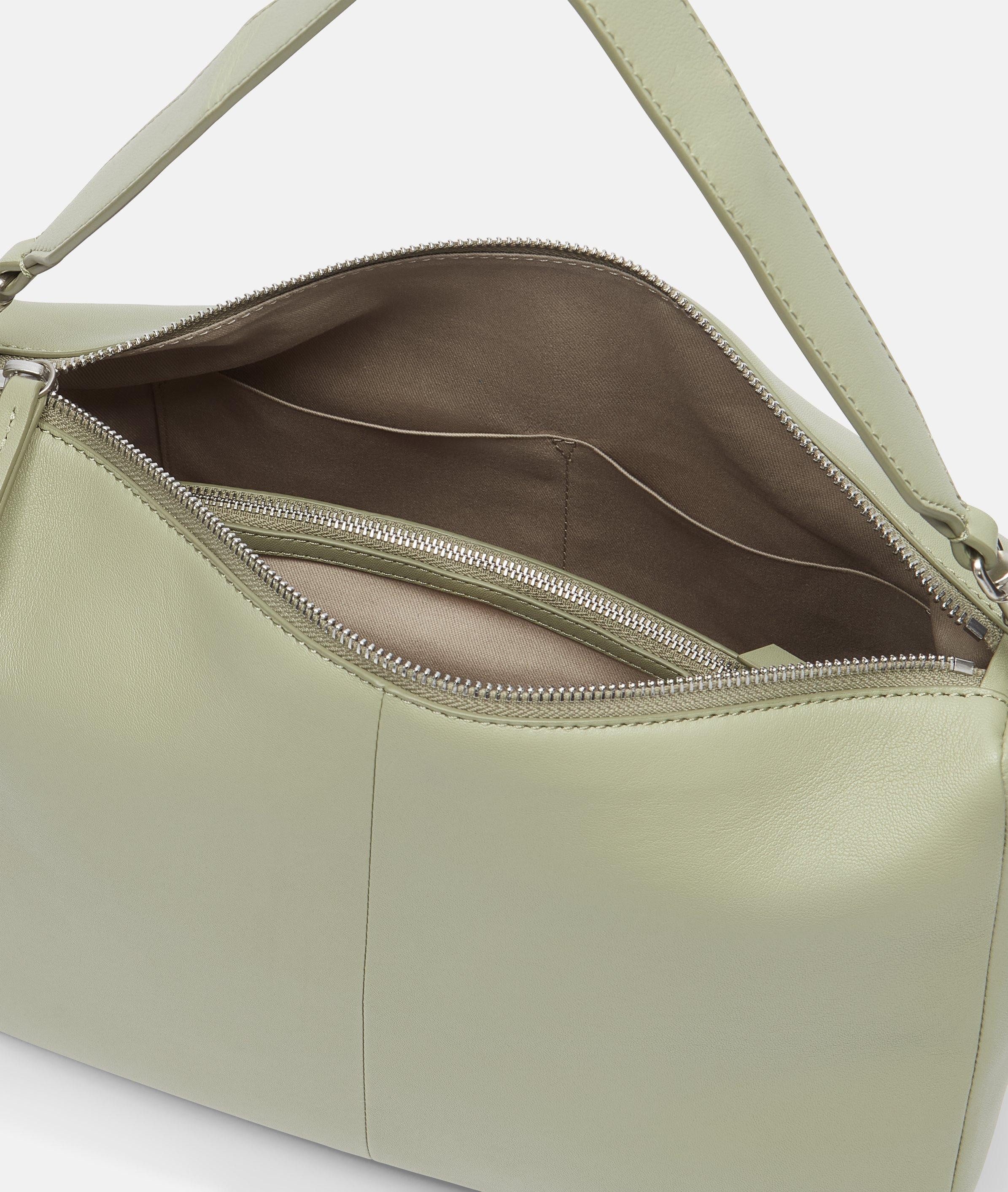 Liebeskind Berlin Schultertasche Abelina Hobo M, Geräumige Hobo-Bag aus Schafsleder
