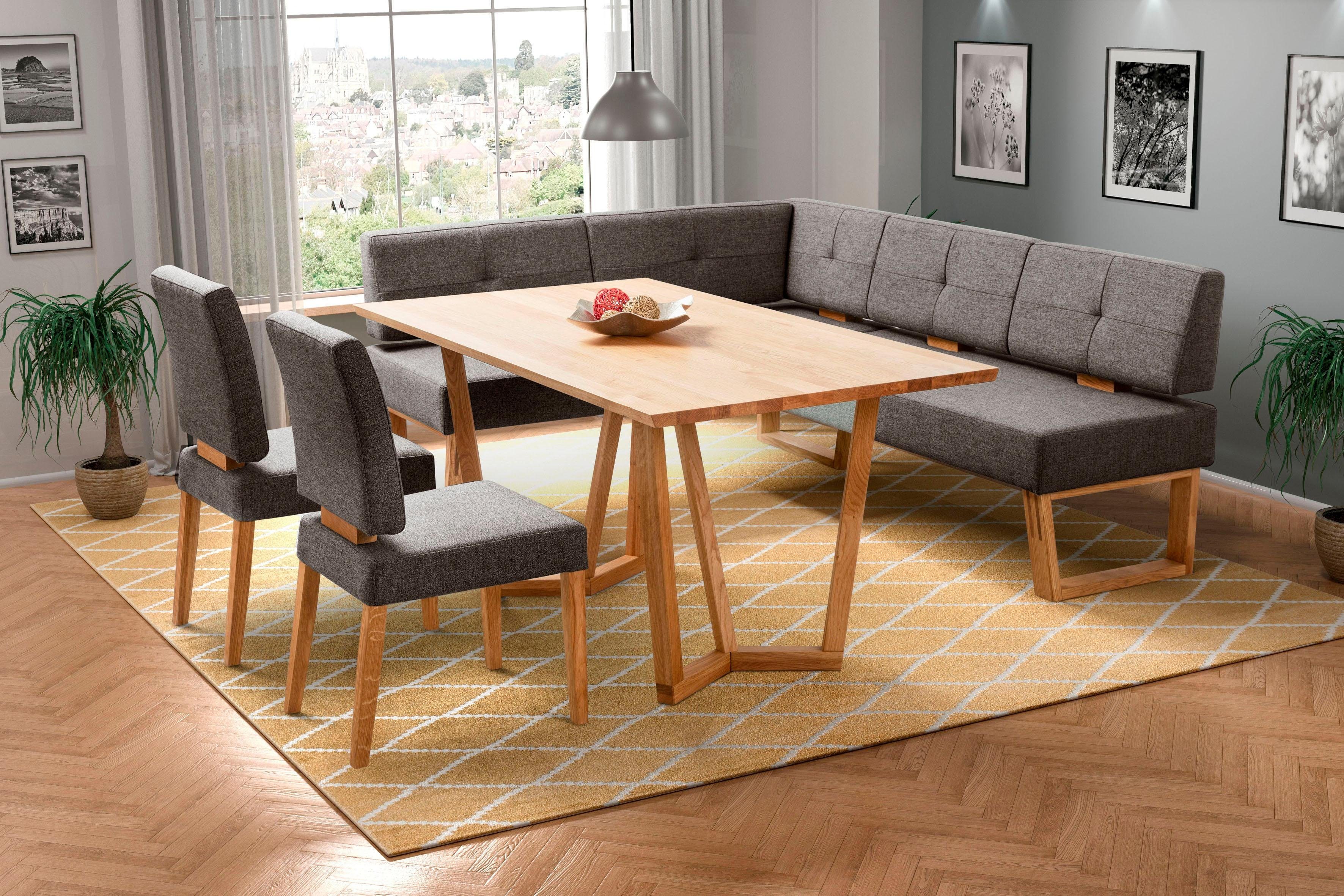 OTTO home Eckbankgruppe Ponza Eckbank Küchenbank BESTSELLER, (Set, 4-tlg), günstig online kaufen