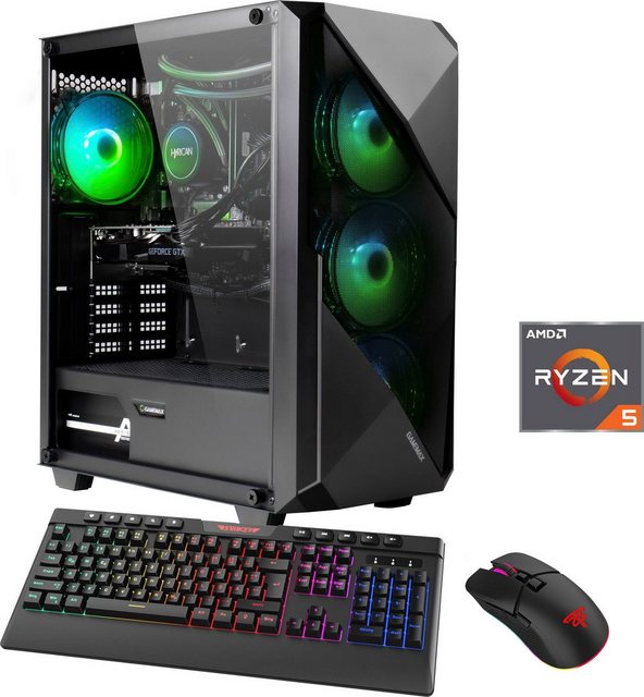 Hyrican Striker 6630 Gaming-PC (AMD Ryzen 5 5600X, RTX 3060 Ti, 16 GB RAM, 960 GB SSD, Wasserkühlung)