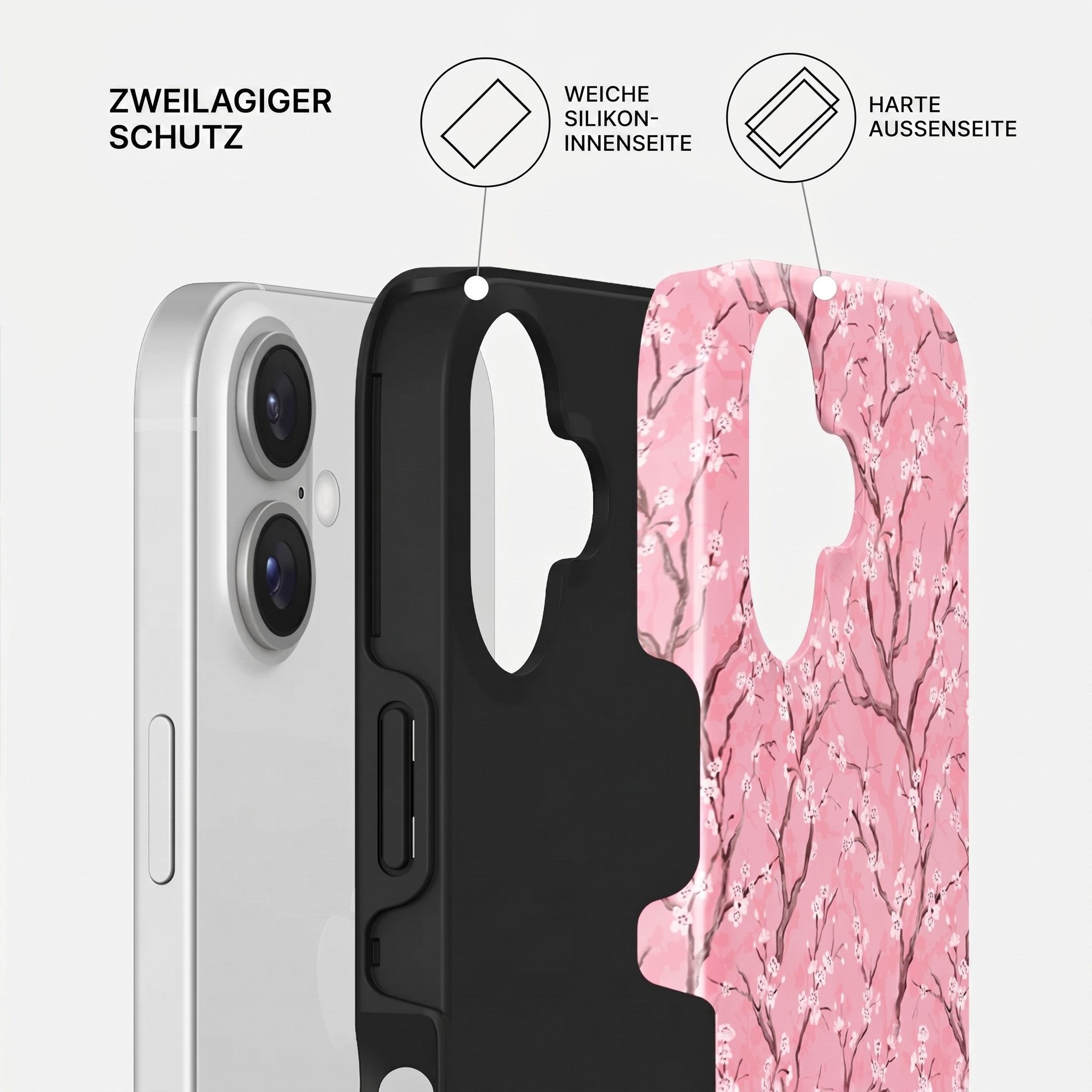 BURGA Backcover Burga Tough Back Cover MagSafe Apple iPhone 16 - Sakura