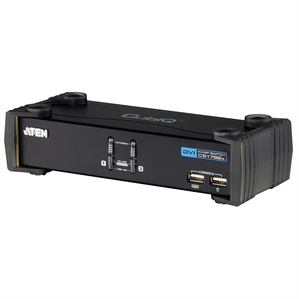 CS1762A KVM Switch DVI, USB, Audio, USB-Hub, 2 Ports Computer-Adapter