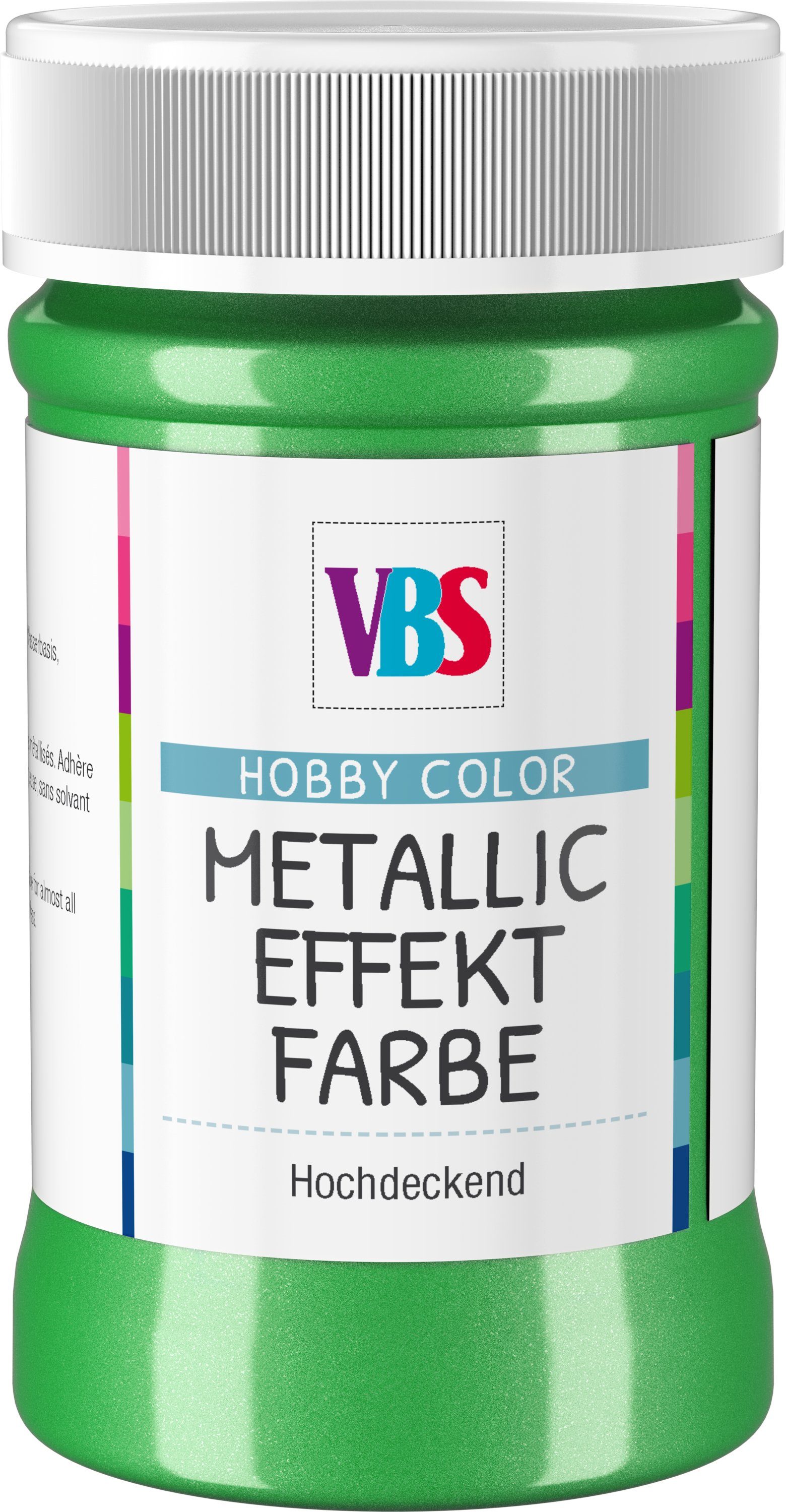 VBS Metallglanzfarbe, 100 ml Metallic-Grün