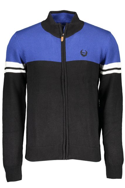 GIAN MARCO VENTURI Strickpullover Eleganter Herren-Cardigan in Schwarz mit günstig online kaufen