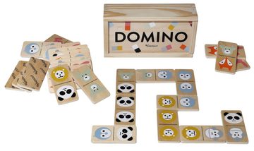 KINDSGUT Puzzle Domino Tiere, 28 Puzzleteile