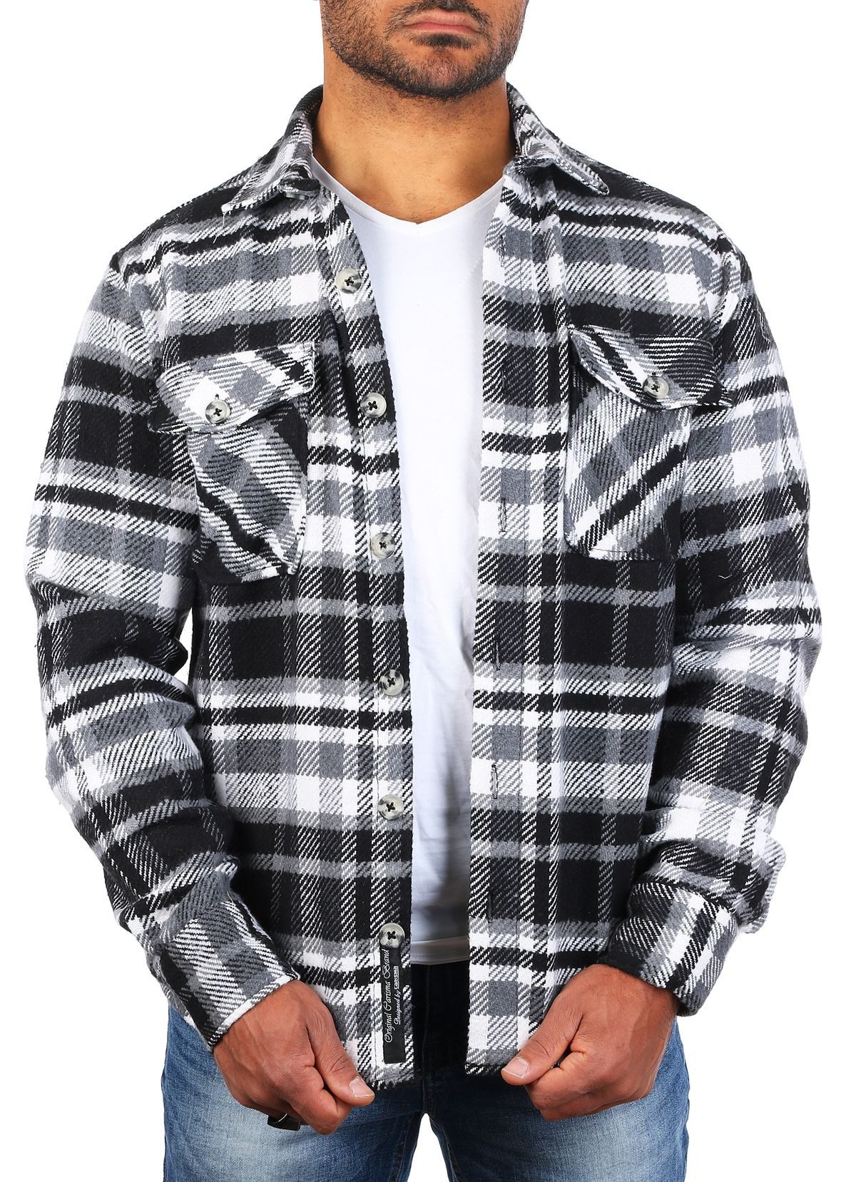 CARISMA Flanellhemd warmes Herren Holzfällerhemd mit dicker weicher Qualitä günstig online kaufen