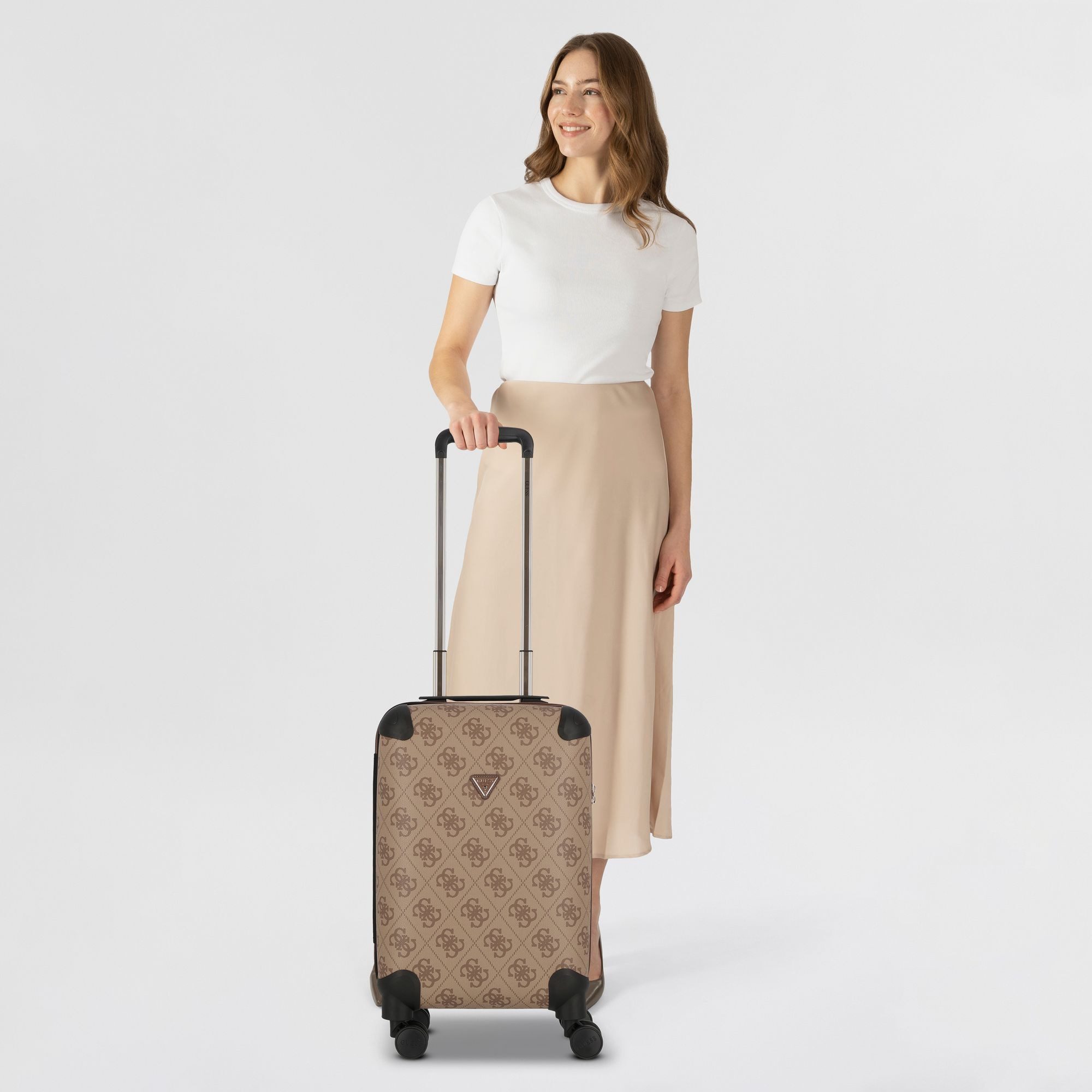 Guess Handgepäck-Trolley Berta, 4 Rollen, Polyurethan günstig online kaufen