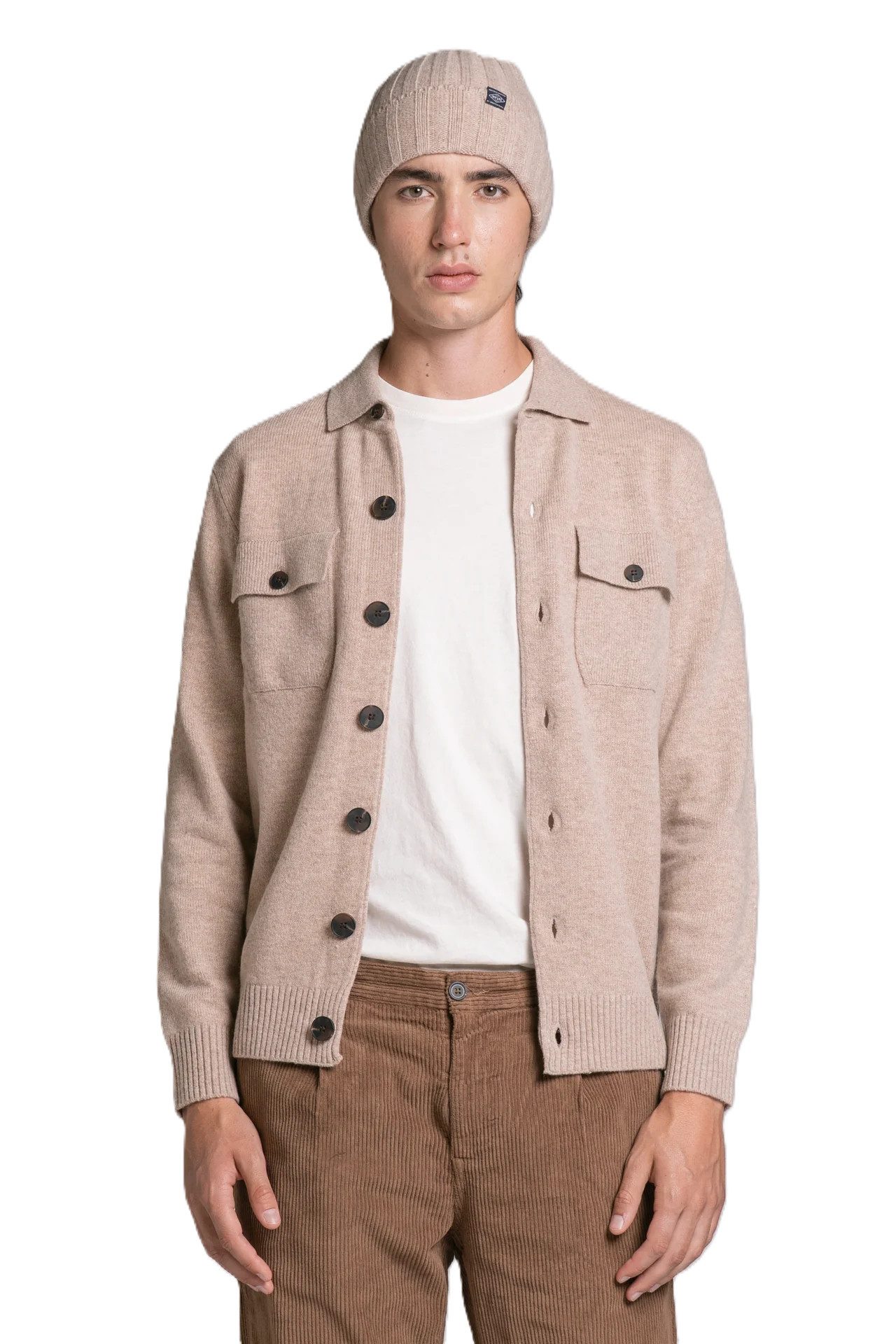 IMPURE Strickjacke ZACK OVERSHIRT MIXED WOOL - Strickjacke - Cardigan