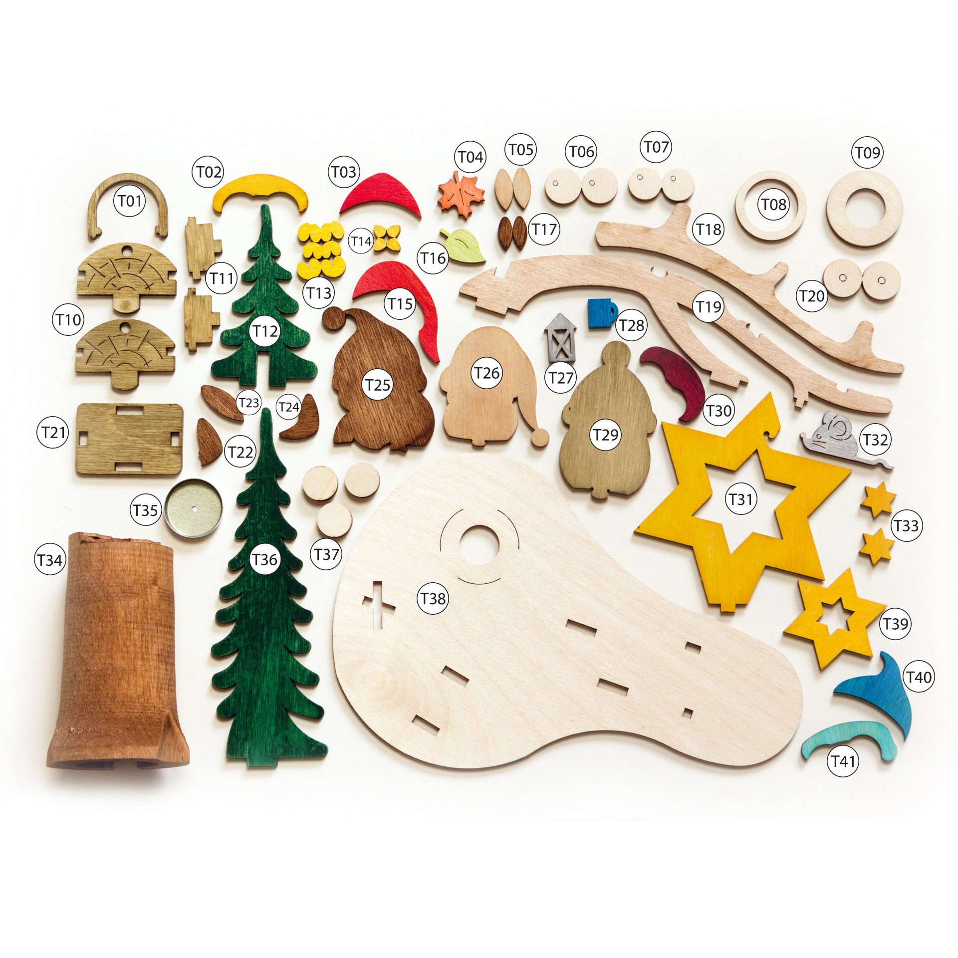 Kuhnert Kreativset Bastelset Räucherhaus - Eulen, zum selber Basteln von Räucherdeko - Made in Germany