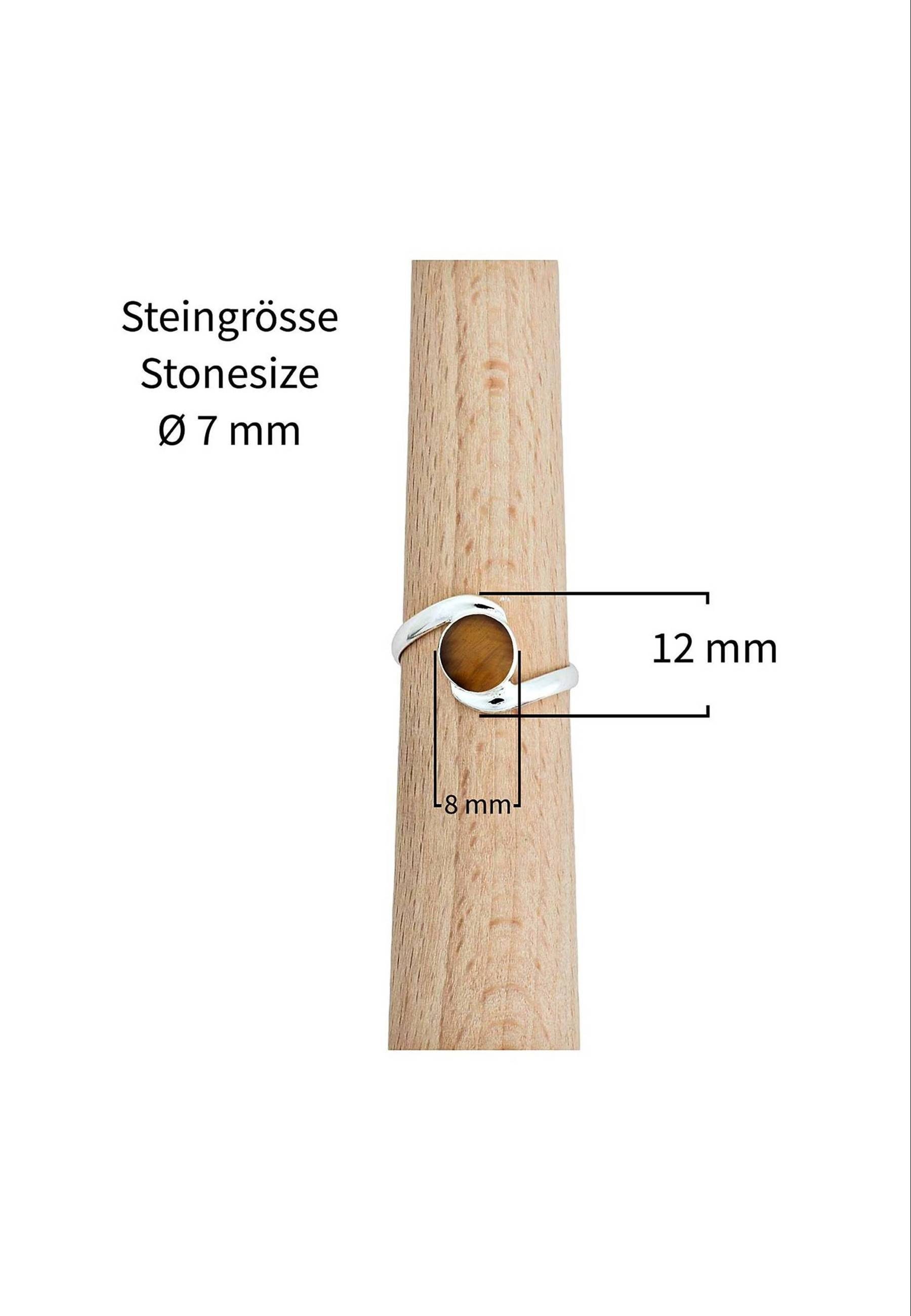 Silberring Silber 925er mit mantraroma Tigerauge