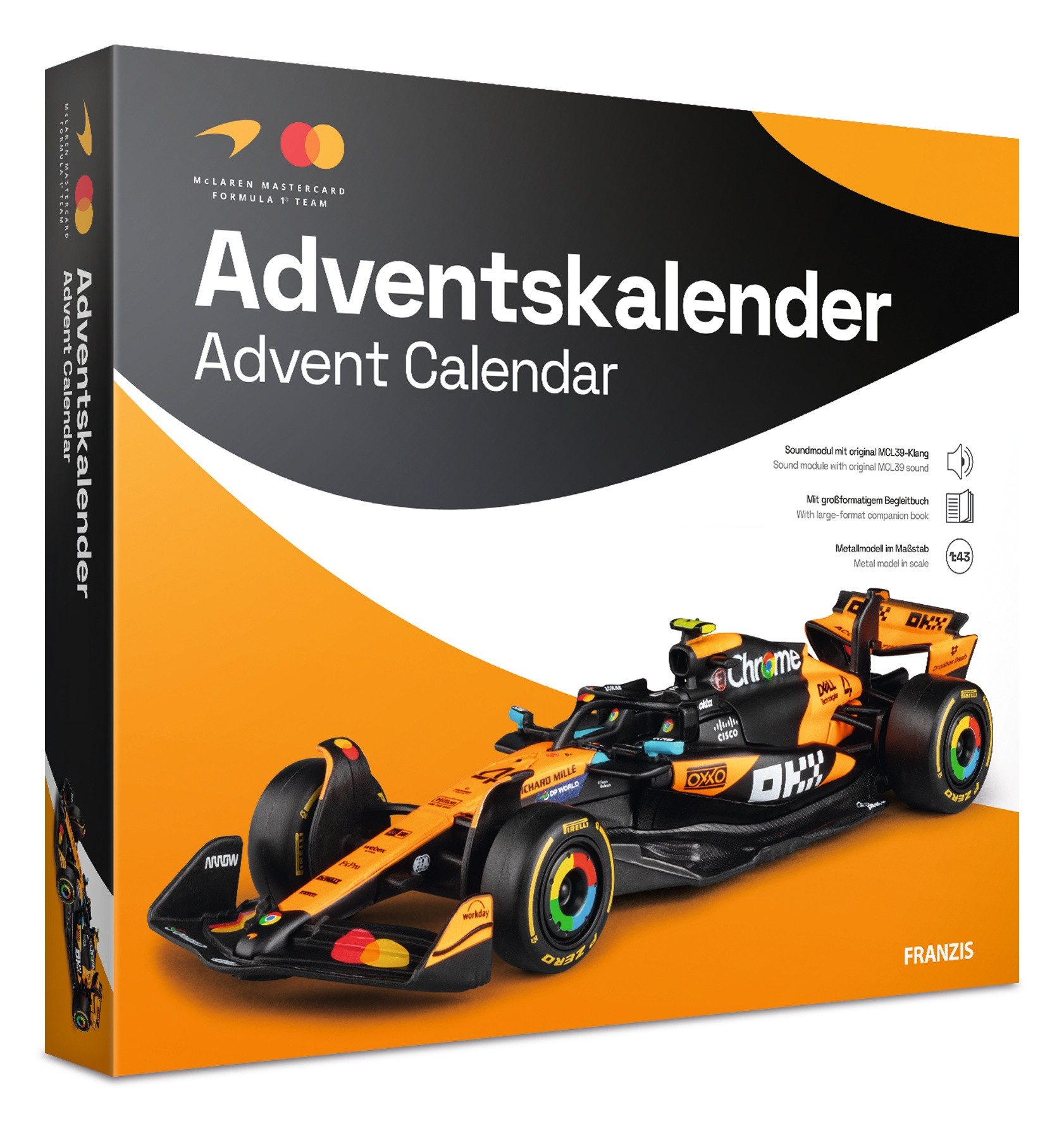 Franzis Adventskalender McLaren Racing Adventskalender