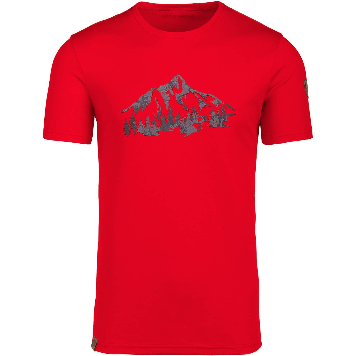 Rot Almgwand Aichleralm T-Shirt T-Shirt