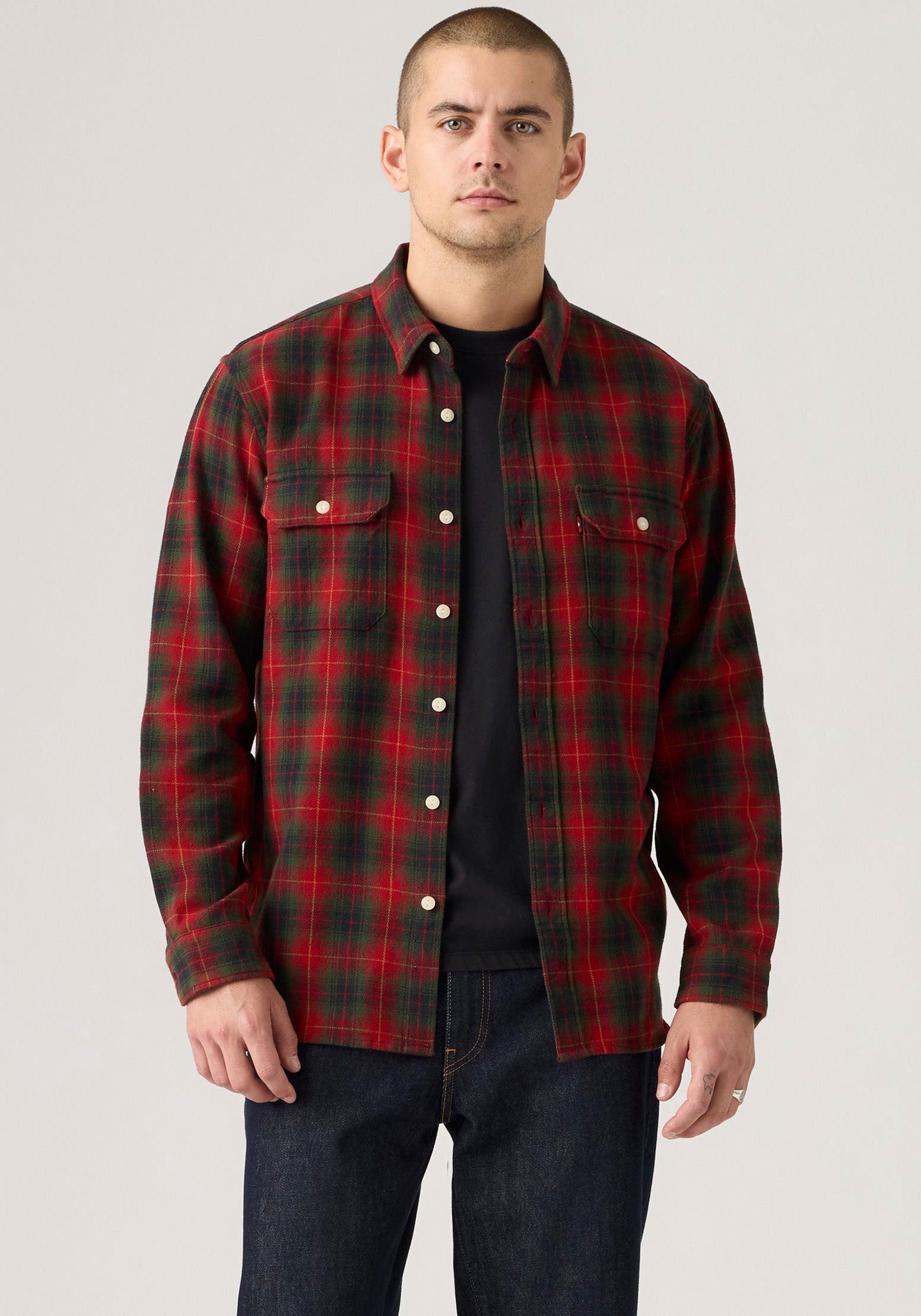 Levi's® Flanellhemd JACKSON WORKER mit durchgehender günstig online kaufen