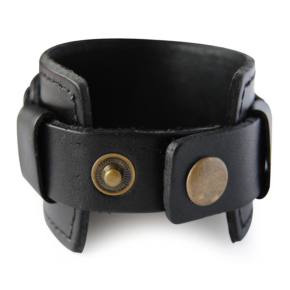 axy Lederarmband Herrenarmband Leder Armband Breit (1-tlg), Echtleder, mit günstig online kaufen