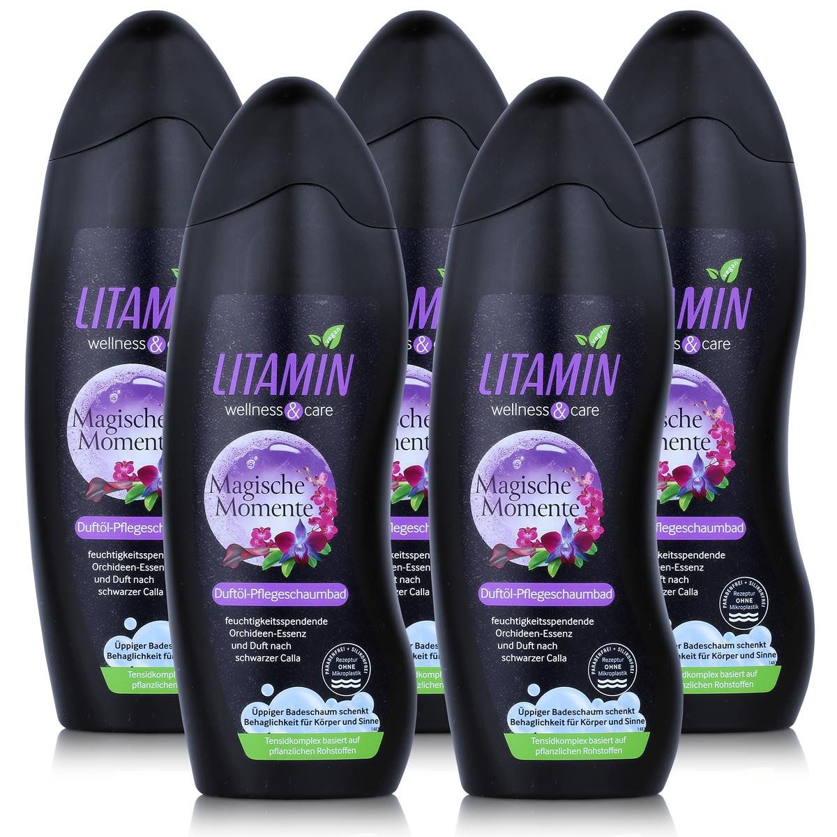 LITAMIN Badeschaum LITAMIN Duftöl-Pflegeschaumbad Magische Momente 750ml Wellnes & Care (