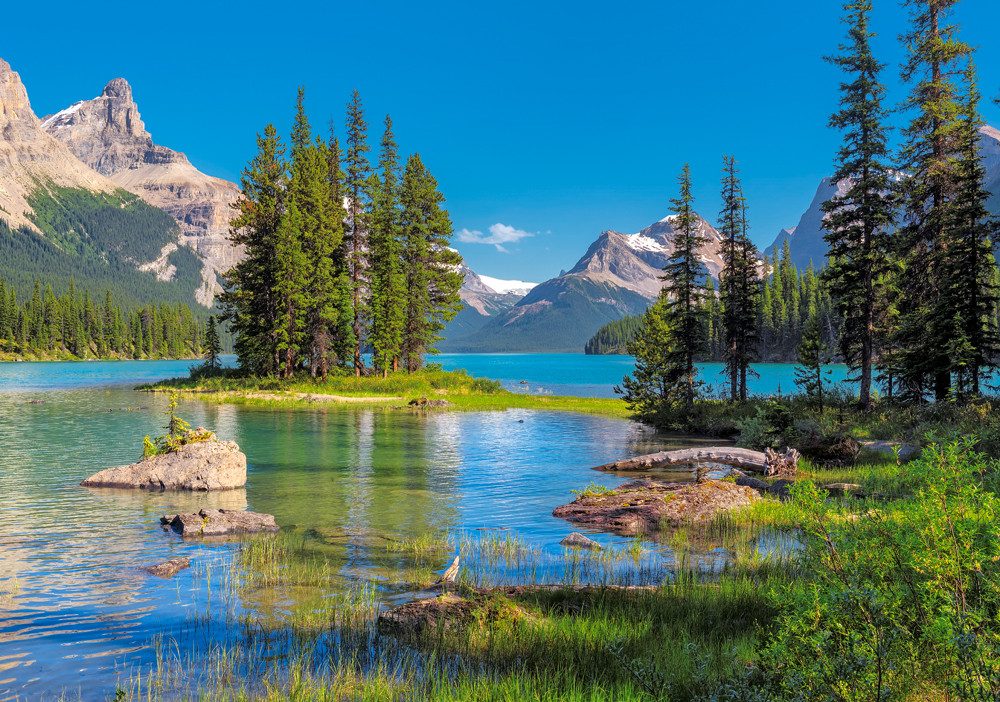 Castorland Puzzle Maligne Lake, Kanada, Puzzleteile