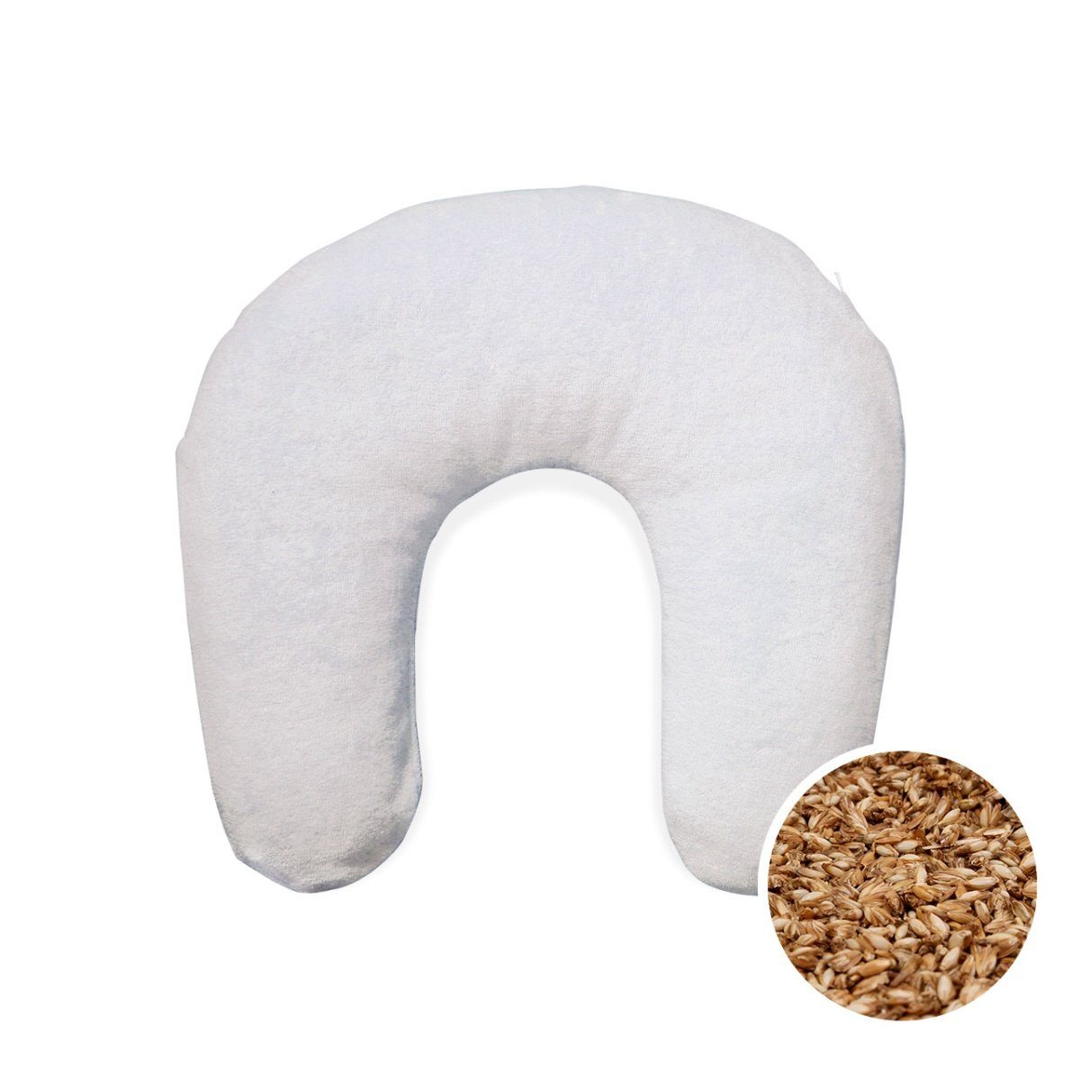 mudis Nackenstützkissen, Füllung: Bio Dinkelspelzen (kbA), Bezug: Baumwolle (Bio), Füllung variabel