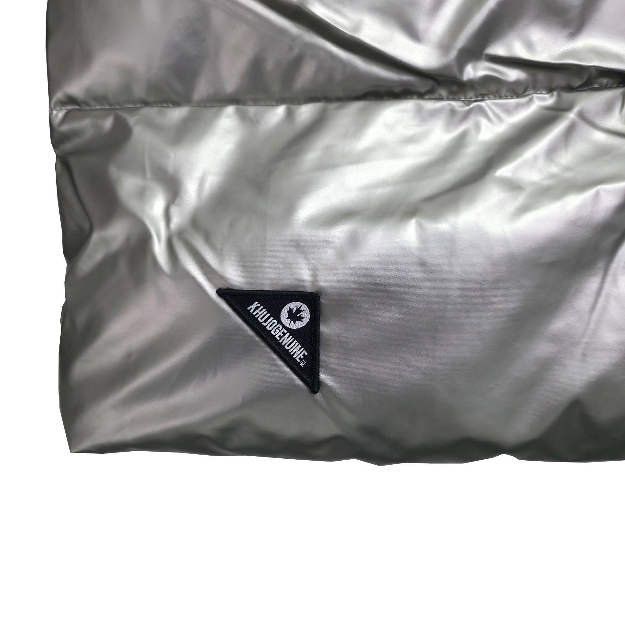 khujo Steppjacke Khujo Damen Jacke Rinja2 Shiny royal silver (1-St., kein Set) in Unifarbe