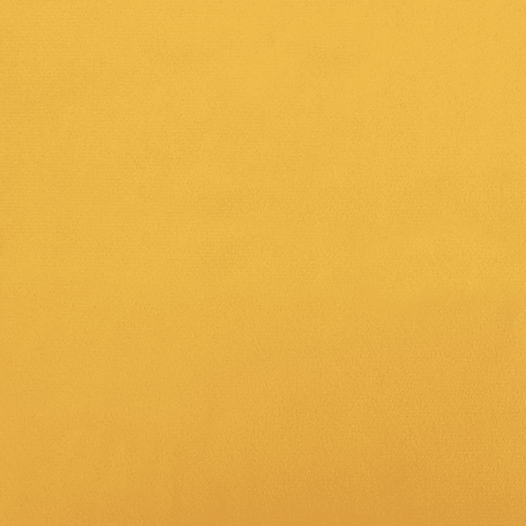 | Stk. Esszimmerstuhl Drehbar (2 St) 2 vidaXL Esszimmerstühle Samt Gelb Gelb Gelb