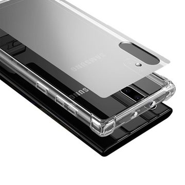 CoverKingz Handyhülle Hülle für Samsung Galaxy Note10 Handyhülle Silikon Cover Schutzhülle 15,94 cm (6,3 Zoll), Handyhülle Schutzhülle Transparent Hybrid Silikonhülle Bumper