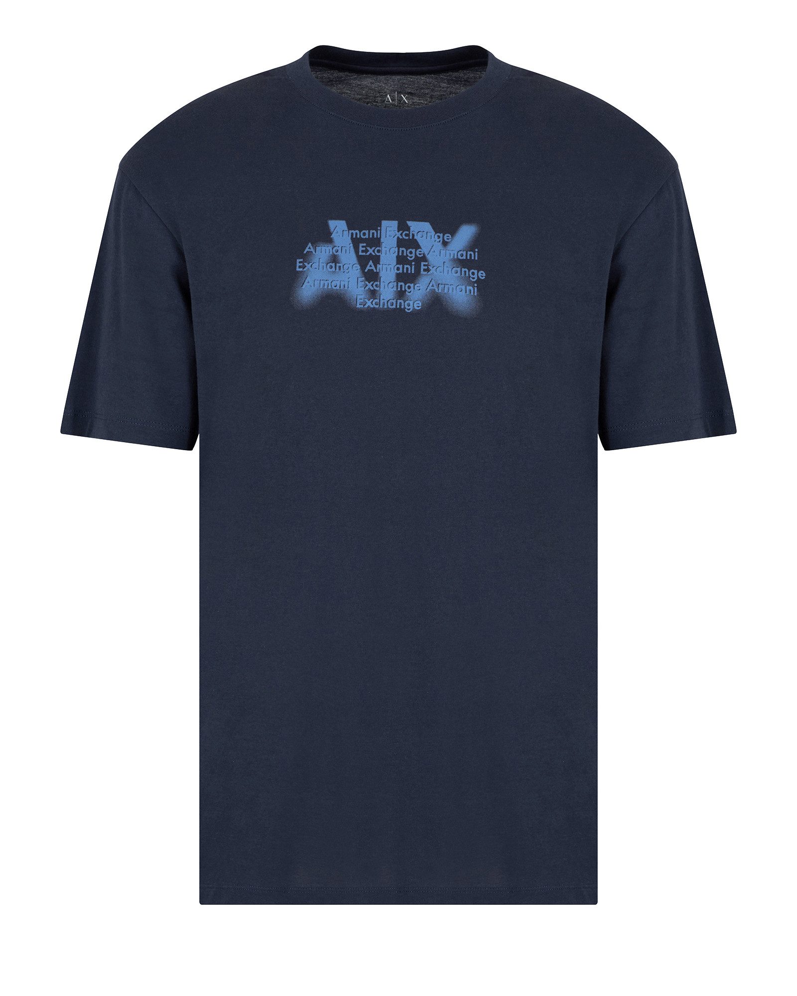 ARMANI EXCHANGE Rundhalsshirt Regular Fit Logo günstig online kaufen