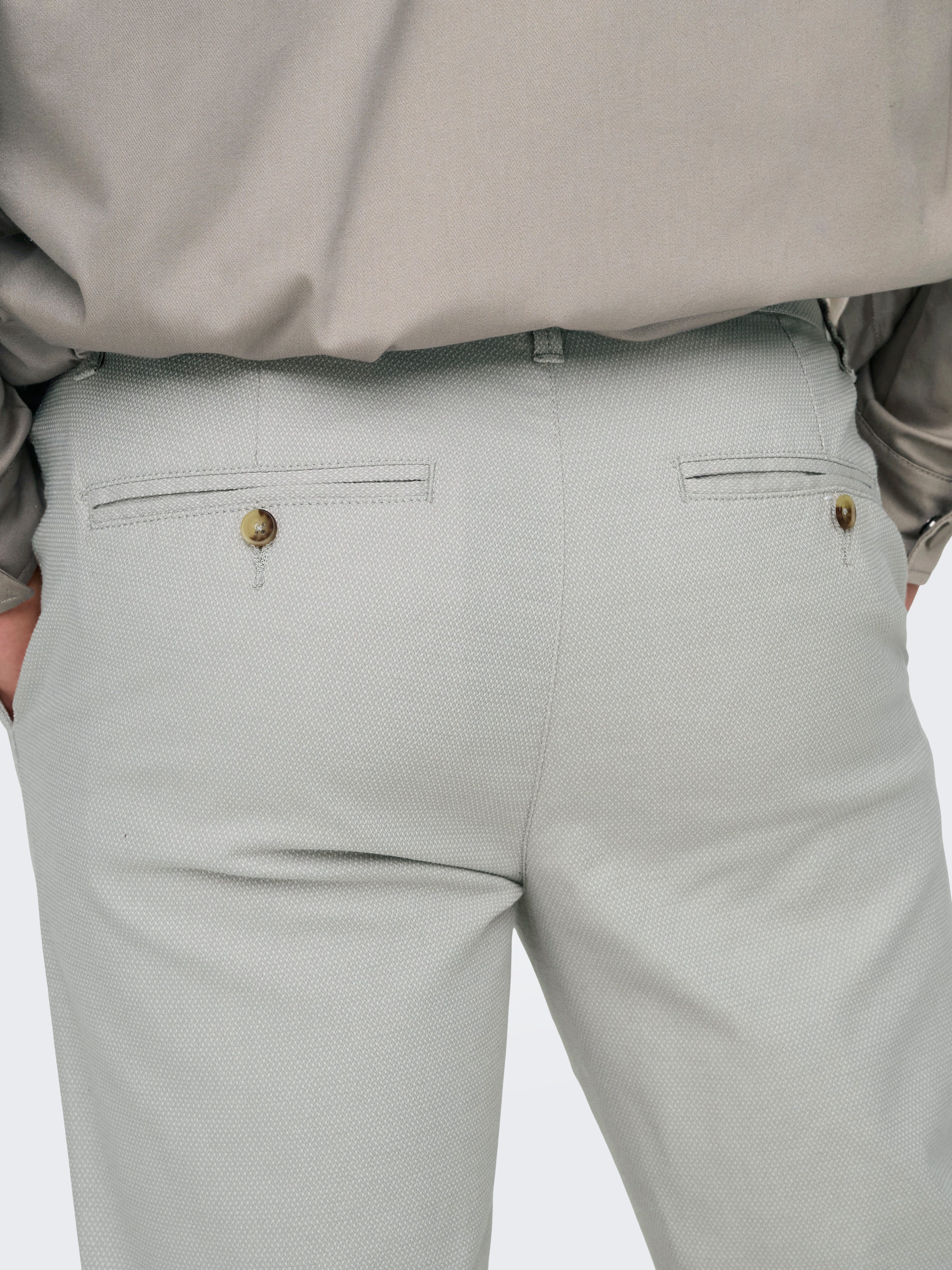 ONLY & SONS Anzughose ONSMARK PETE SLIM DOBBY 0058 PANT NOOS – Bild 3 von 5