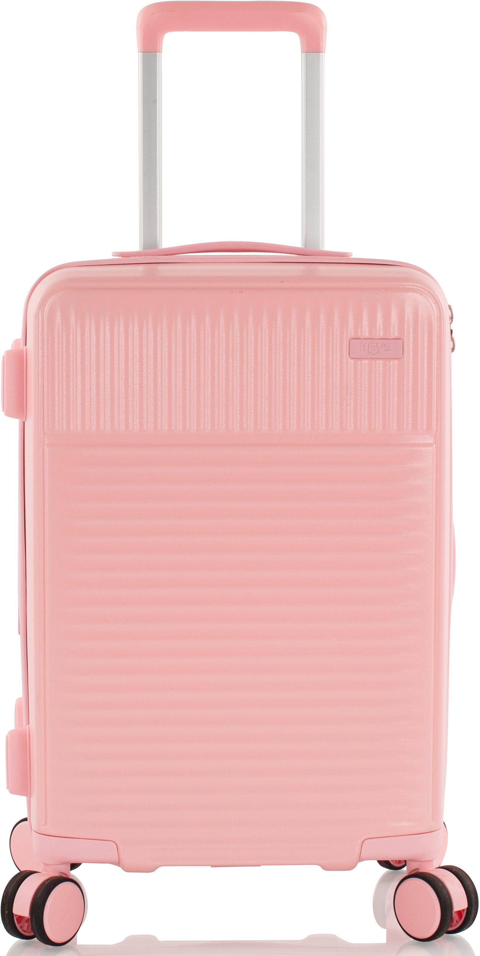 53 cm, Heys Rollen blush Hartschalen-Trolley 4 Pastel,