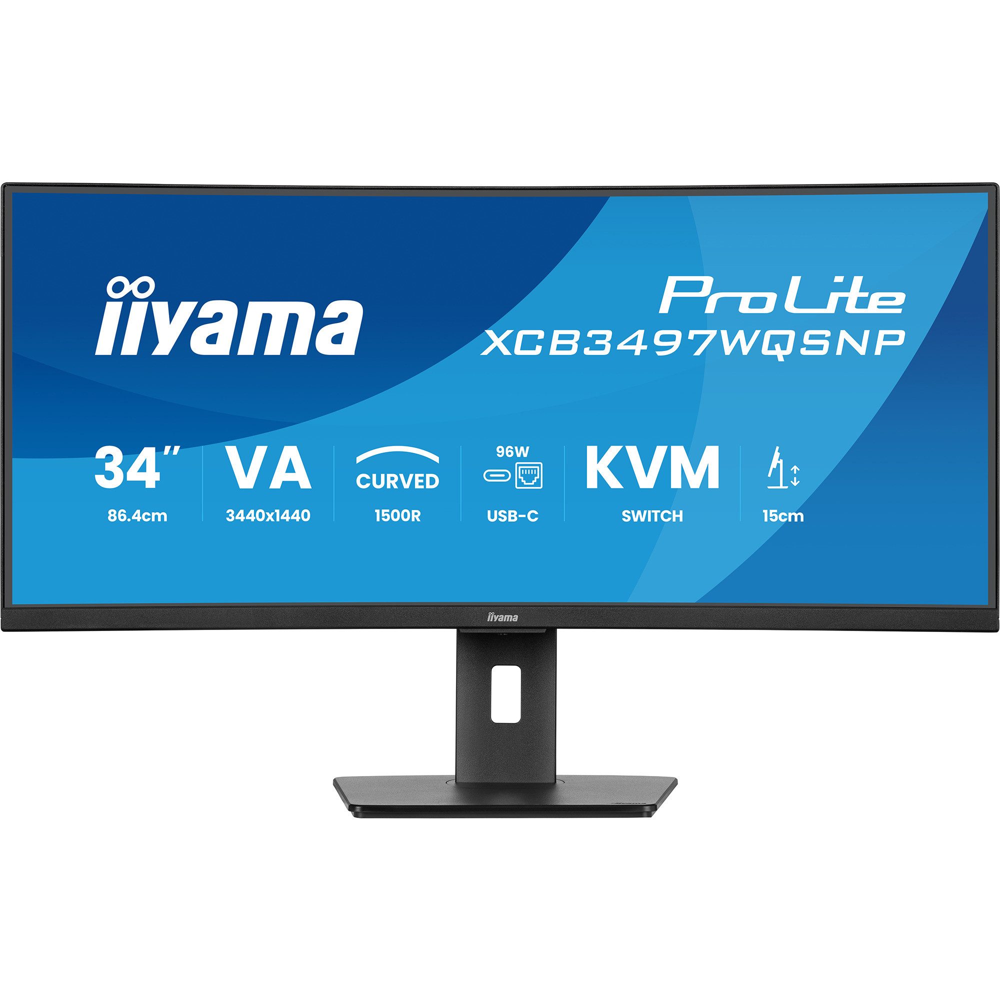 Iiyama iiyama ProLite XCB3497WQSNP-B1, LED-Monitor, TFT-Monitor (3440 x 1440 px)