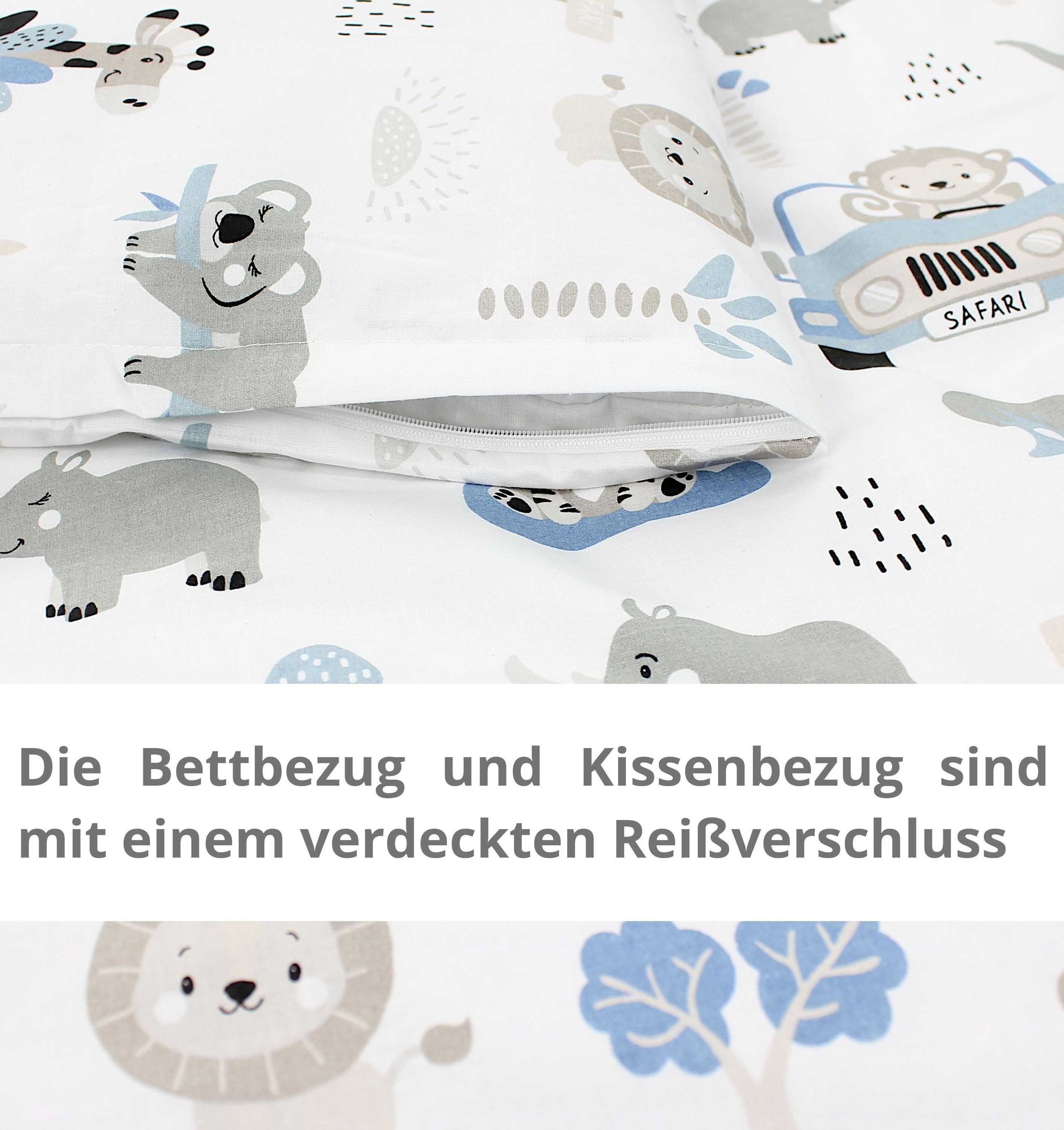 TupTam Babybettwäsche Baby Wiegenset 4-teilig Bettwäsche-Set: günstig online kaufen
