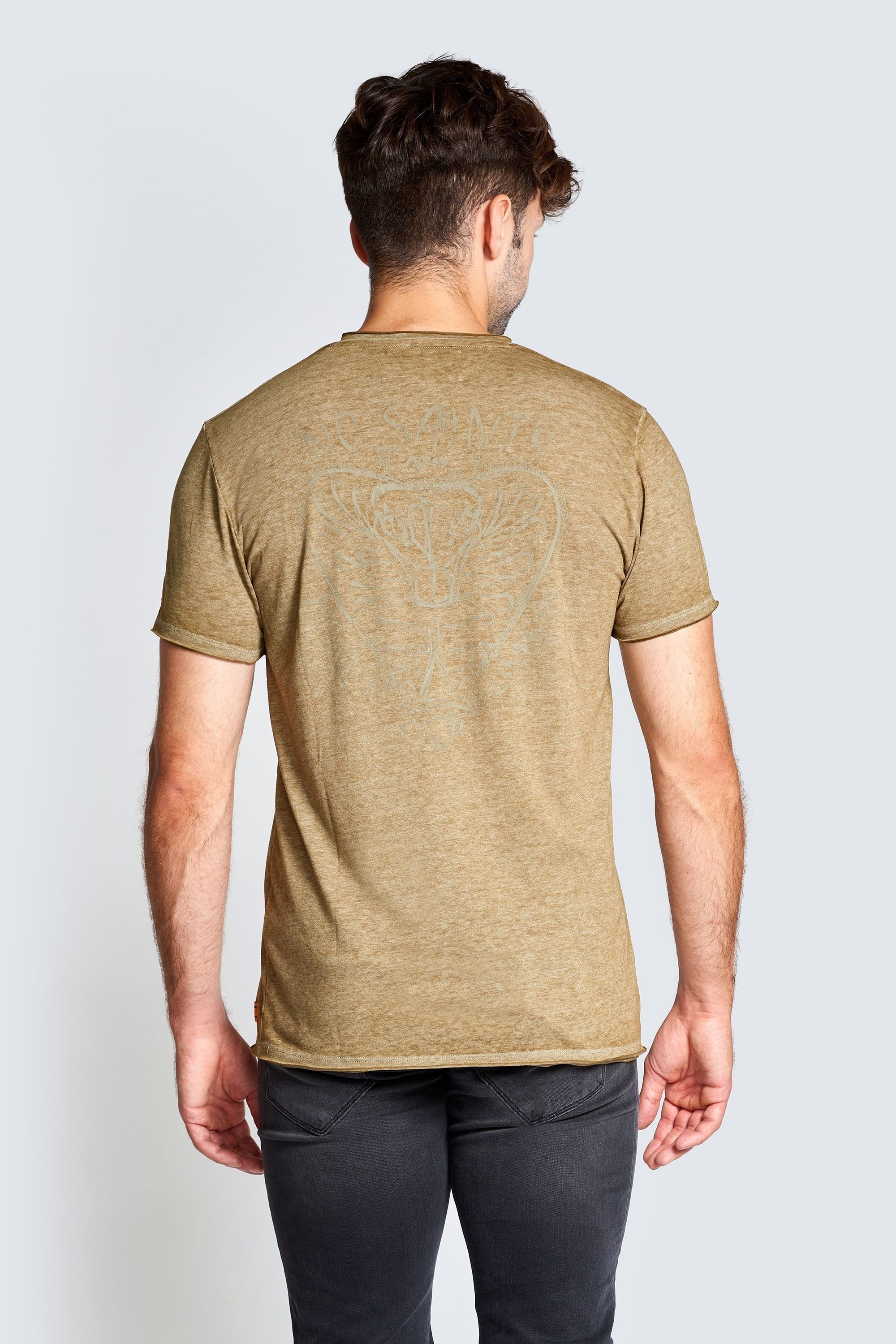T-Shirt Riley (0-tlg) Longshirt Zhrill Olive