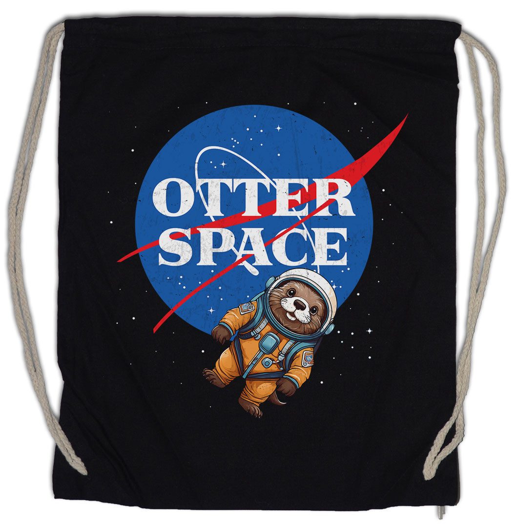 Turnbeutel Otter Space B Turnbeutel Wildlife lontra Nutria Fischotter Outer