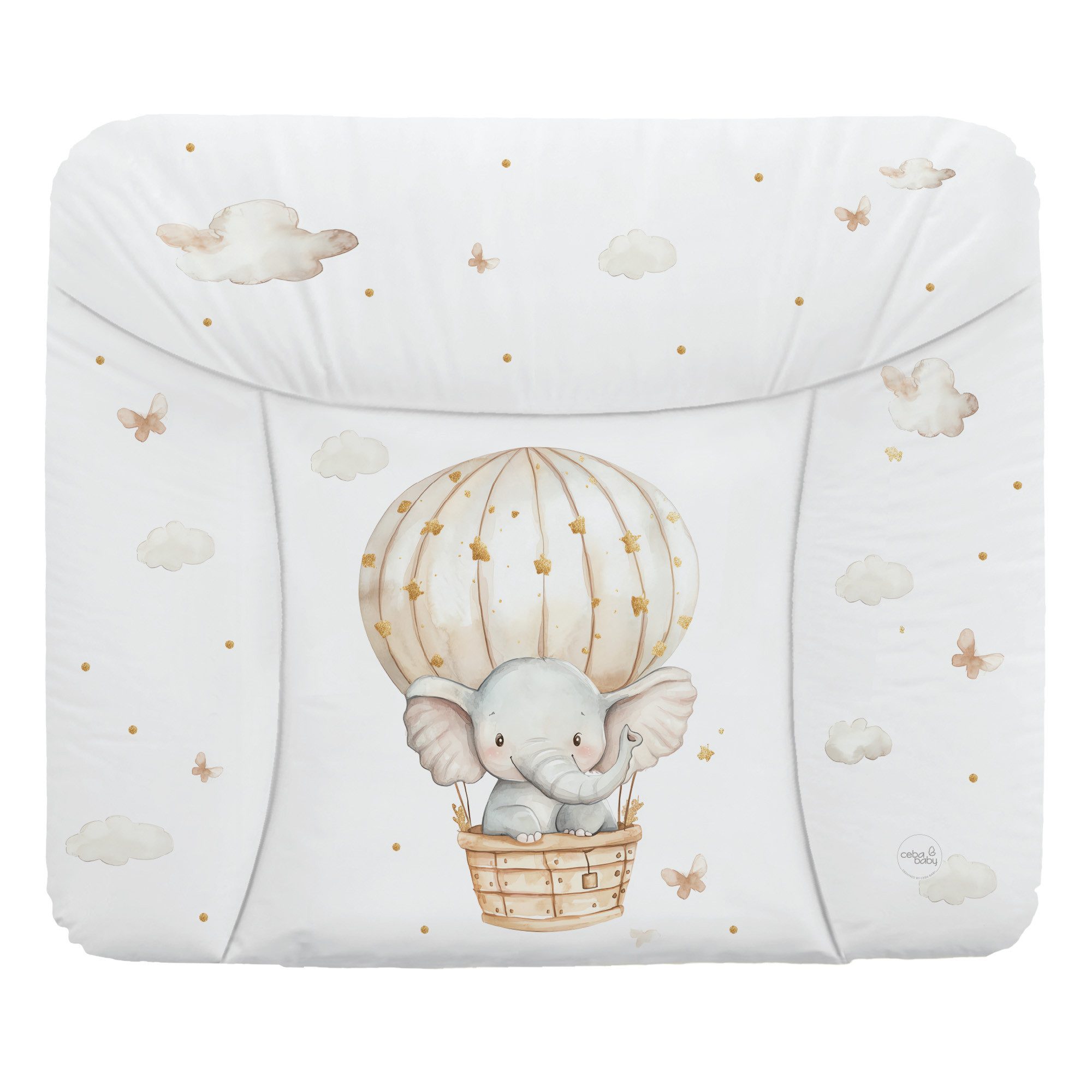 CEBA BABY Wickelauflage Weiche Wickeltischauflage 50 x 70 cm, 72 x 75 cm, 85 x 72 cm, Wickelauflage für Junge und Mädchen - Wasserdicht, abwaschbar