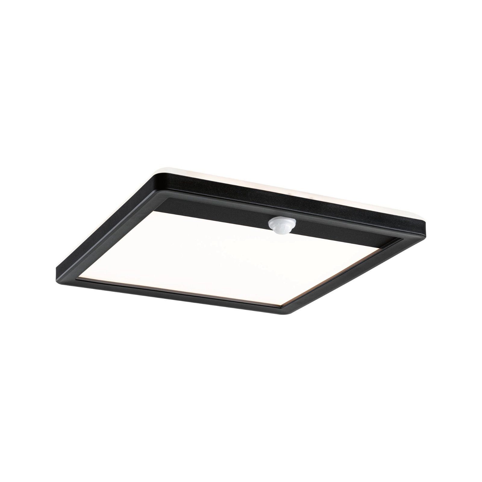 Paulmann LED Außen-Wandleuchte Außenpanel Lamina 250x47mm 3000K 14,5W 950lm 230V Kunststoff, LED fest integriert, Warmweiß, Backlight Bewegungsmelder seewasserresistent IP44 3000 K, eckig