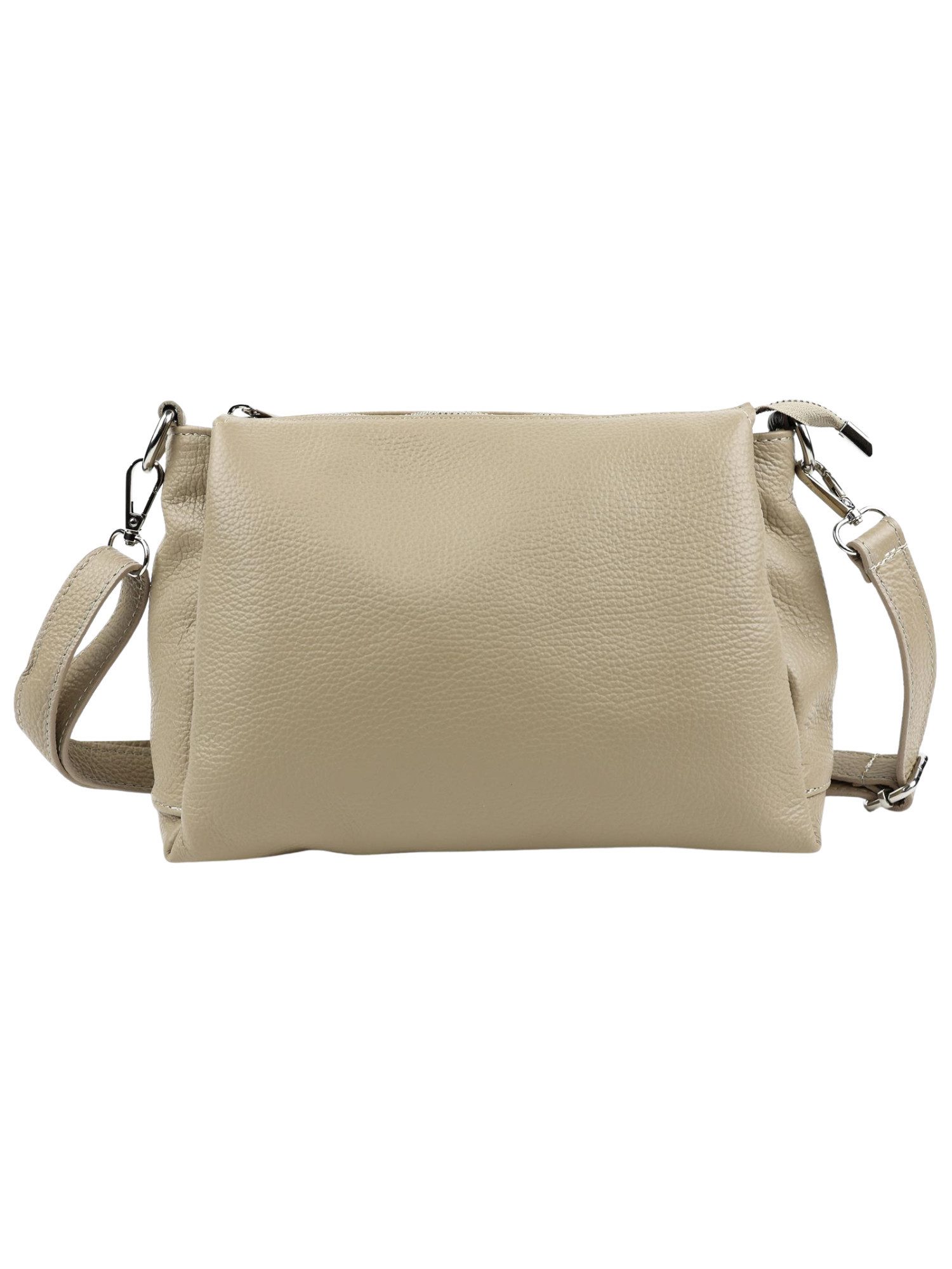 BRISE TASCHE Schultertasche Brise – Echtleder Schultertasche, 3-Fach, kompakt & stilvoll, kompakt leicht übersichtliche Fächeraufteilung