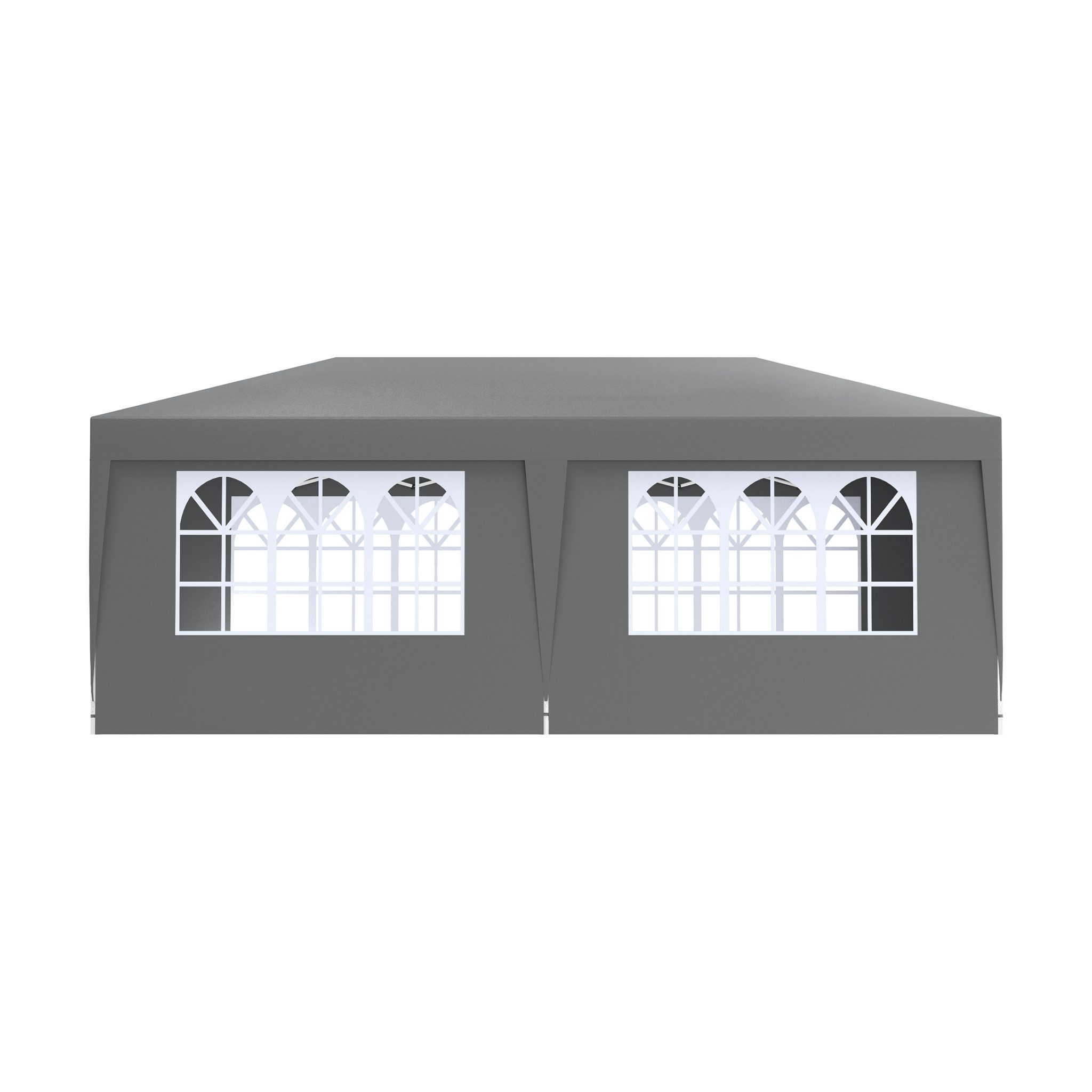 FIVMEN Pavillon 3x6m Faltpavillon mit 6 Seitenwände Höhenverstellbar Gartenpavillon, Partyzelt Gartenzelt UV Schutz Camping Pavillon für Party, Festival