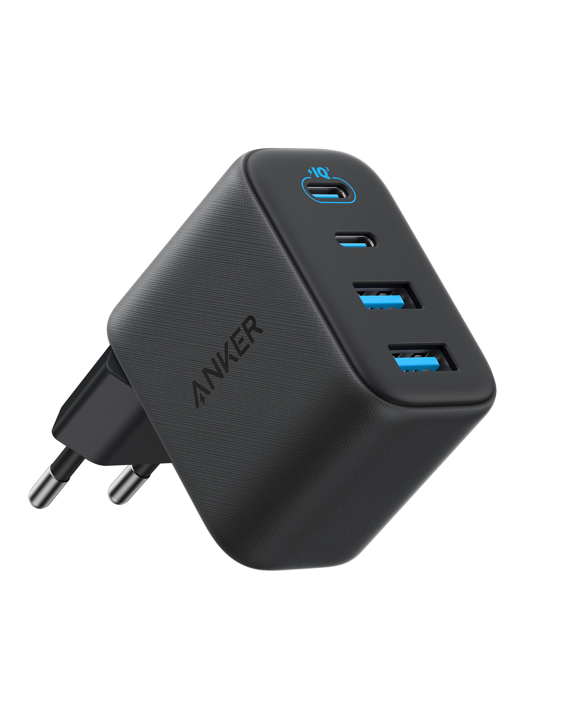 Anker Anker 50W USB C Ladegerät, 4-Port Netzteil mit 2 USB-C und 2 USB-A Schnelllade-Gerät (Für iPhone 17 Pro Max/16/15/14/13-Serie, iPad, Pixel, Galaxy, MacBook)