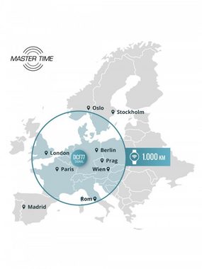 MASTER TIME Quarzuhr Master Time MTLS-10738-22M Funk Advanced 36mm 5ATM