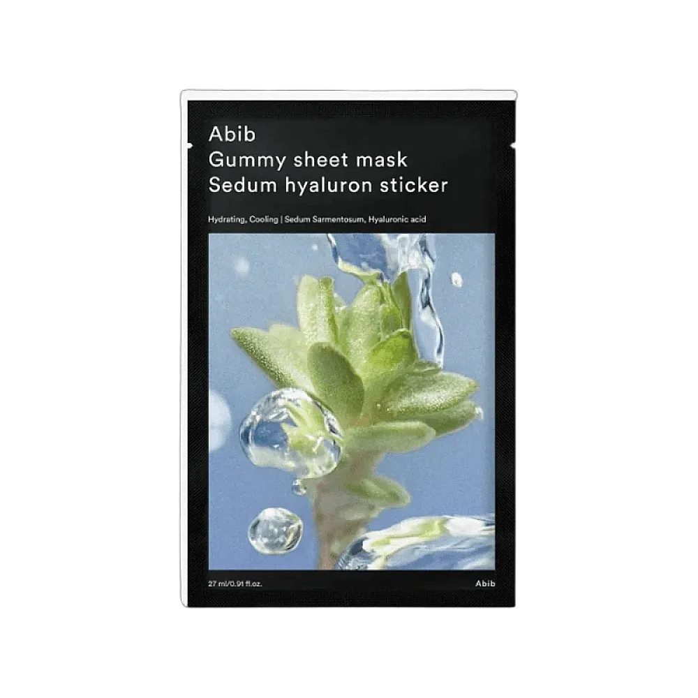 Abib Tuchmaske Abib Gummy Sheet Mask Sedum Hyaluron Sticker