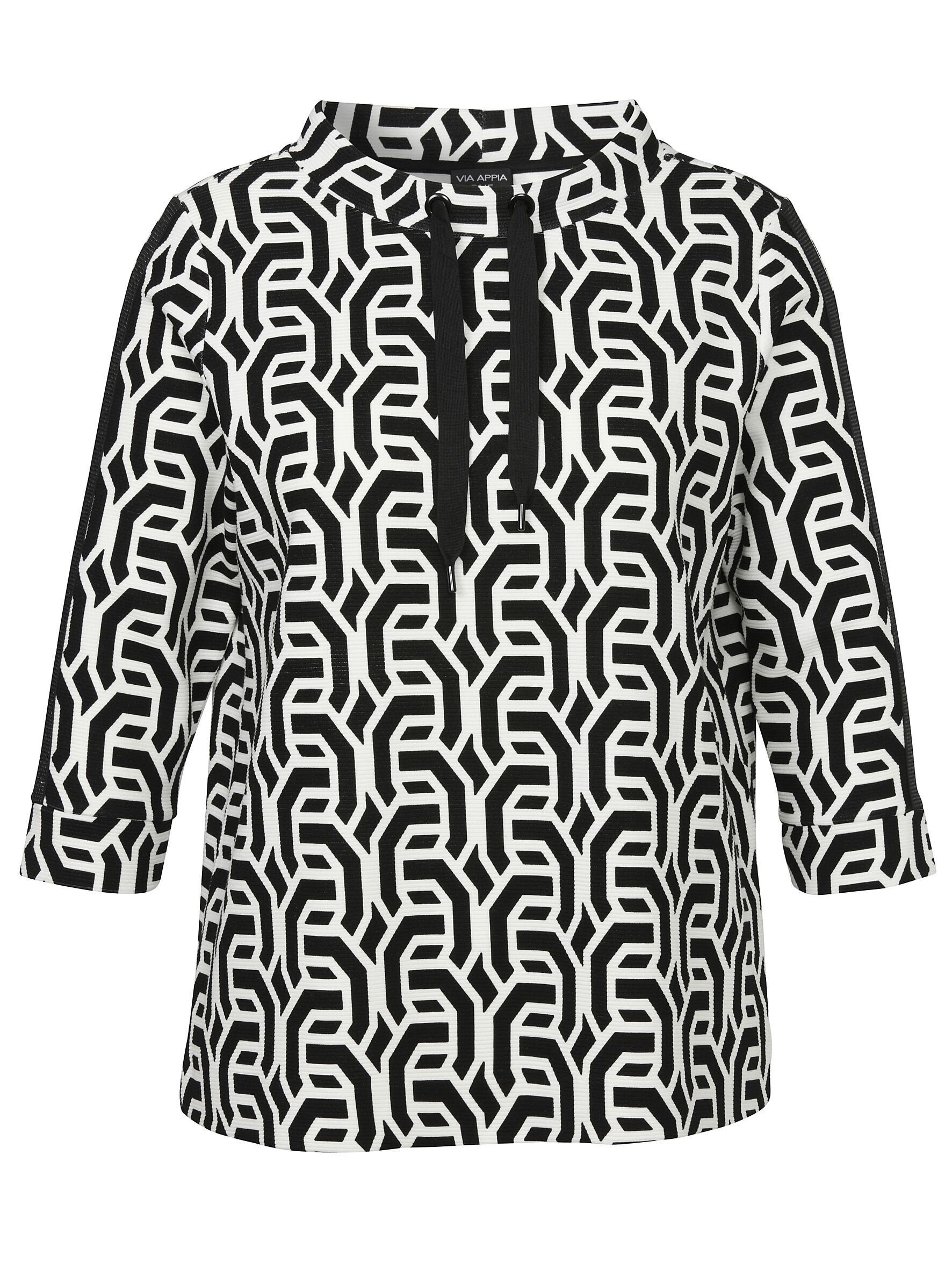 VIA APPIA DUE Sweatshirt mit abstraktem Muster | Sweatshirts