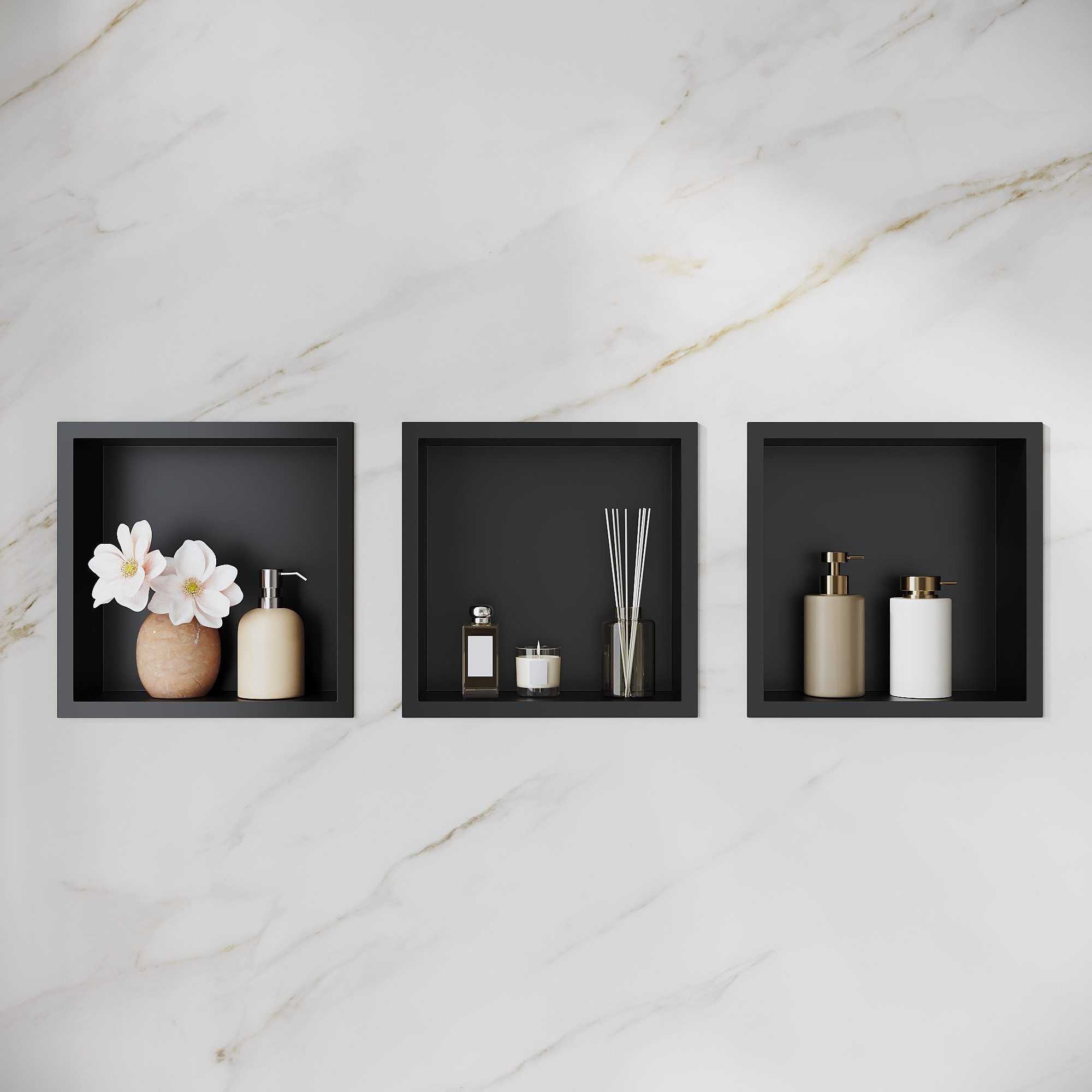 SONNI Badewannenablage Wandnischen, drei Kombinationen für verschiedene Sze günstig online kaufen