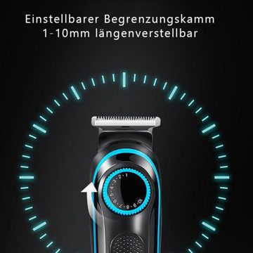 GelldG Beauty-Trimmer Grooming-Kit, 5-in-1 Barttrimmer und Haarschneider