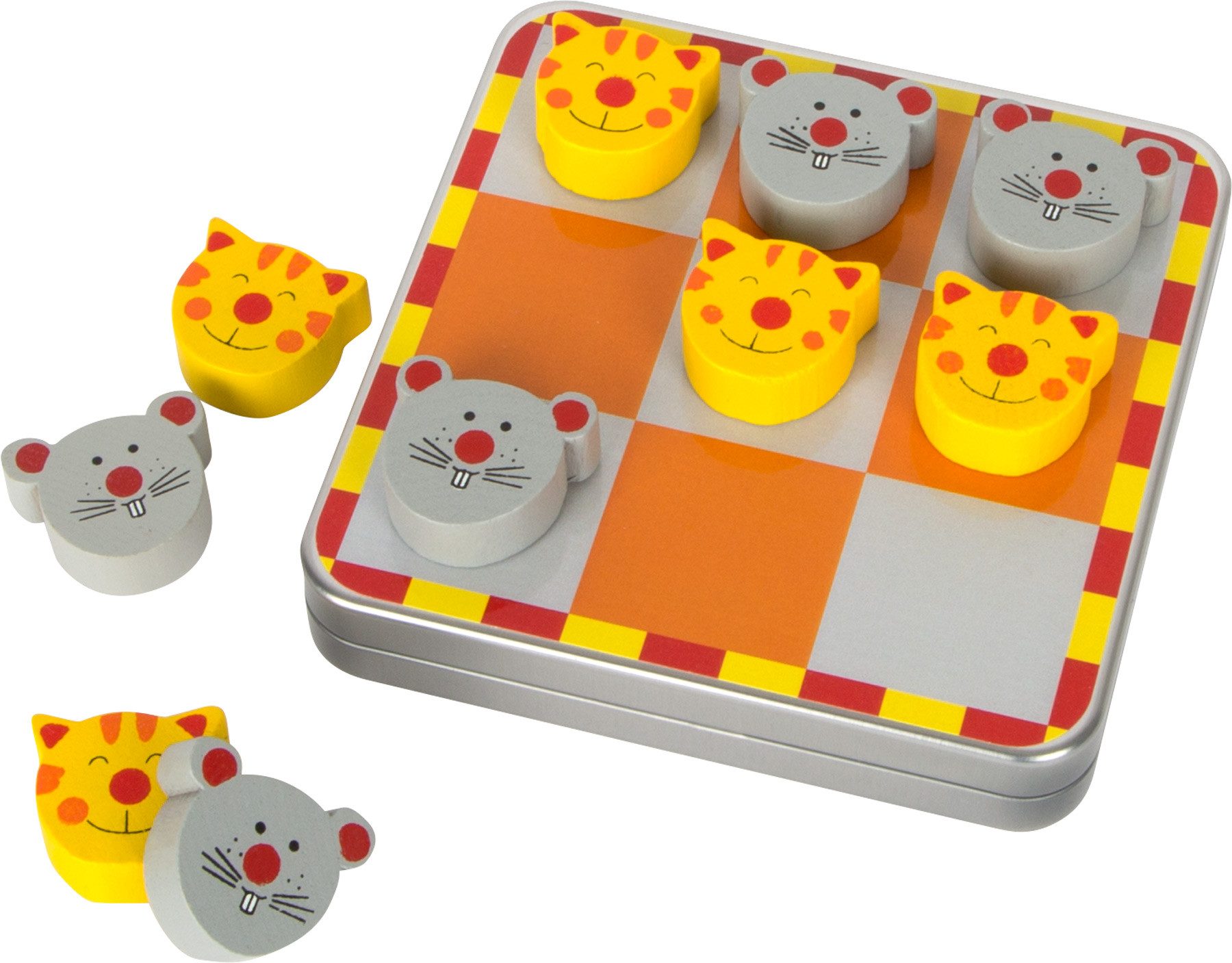 Small Foot Spielesammlung Tic Tac Toe Katz und Maus