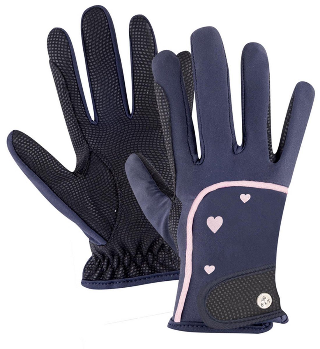 ELT Reithandschuhe METROPOLITAN HEART Reithandschuhe Kinder Dunkelblau