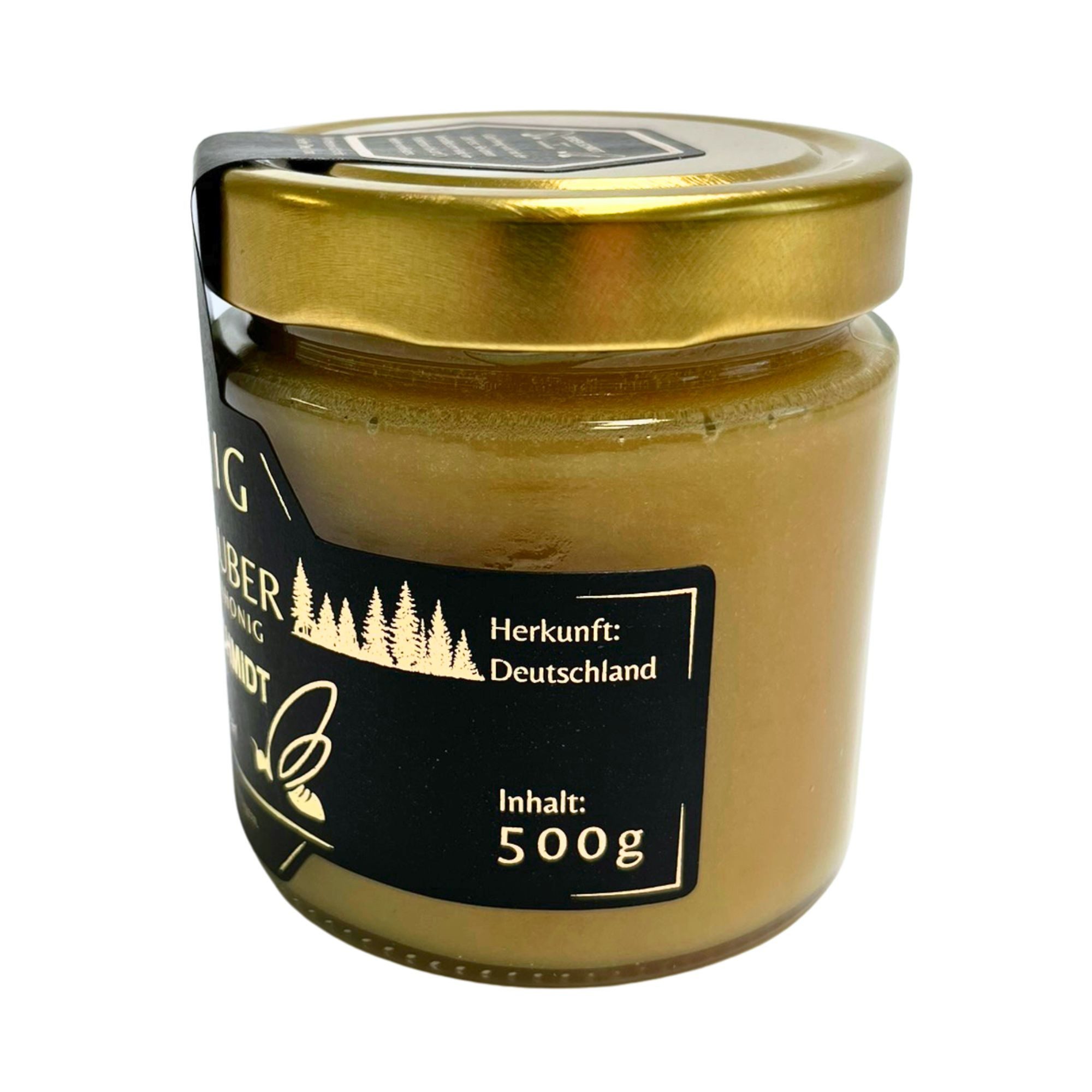 BIENEN SCHMIDT Honig "WALDZAUBER" 250 g im Glas, 1 x 250 g, Waldblütenhonig aus Oberfranken, rein und natürlich, deutscher Honig
