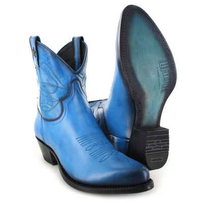 Mayura Boots 2374 Blau Сапогиette Rahmengenähte Damen Westernstiefelette