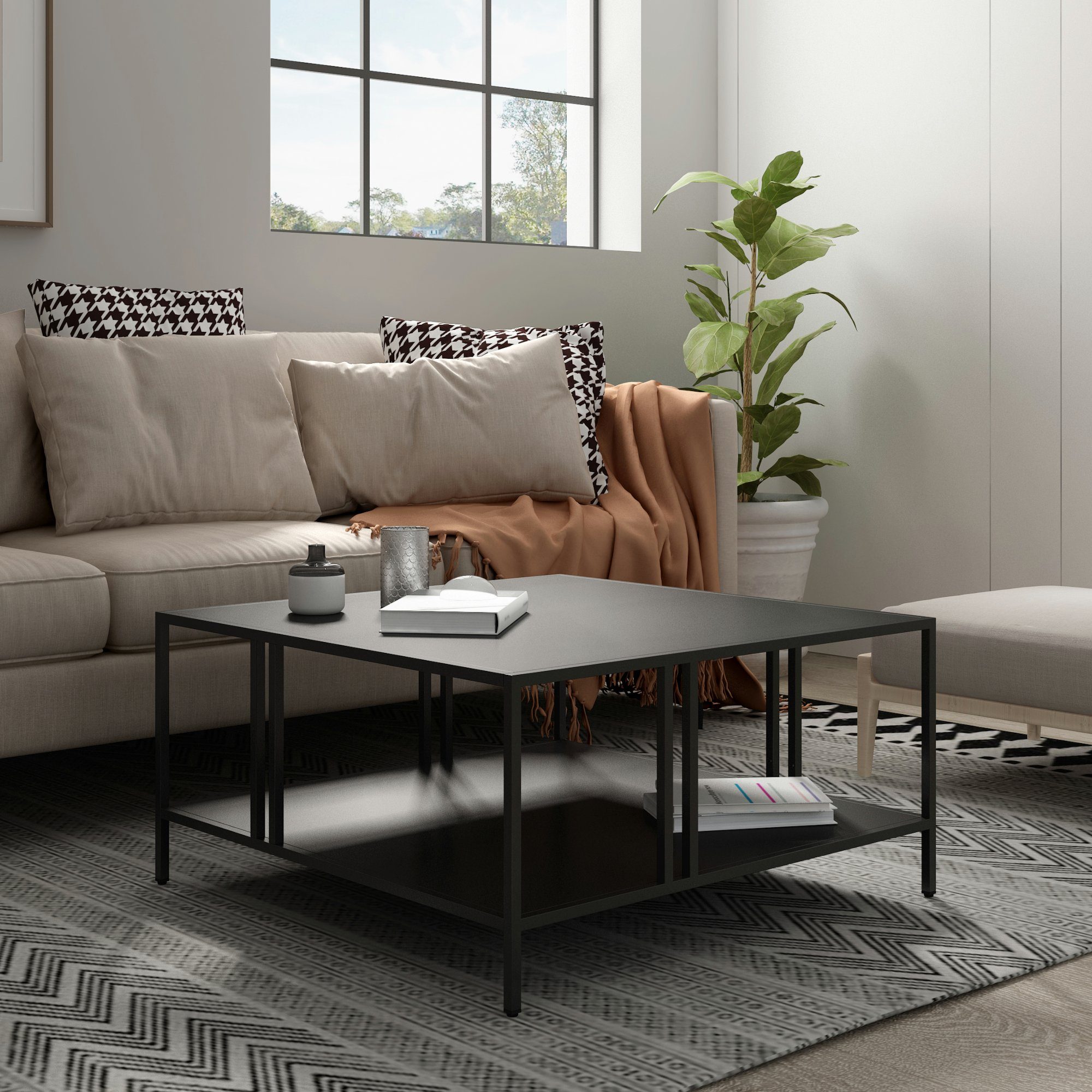 en.casa Couchtisch, Wohnzimmertisch »Kumlinge« Metall 40 günstig online kaufen