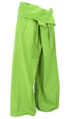 Guru-Shop Relaxhose Thai Fischerhose aus Baumwolle, loose fit.. Ethno Style, alternative Bekleidung