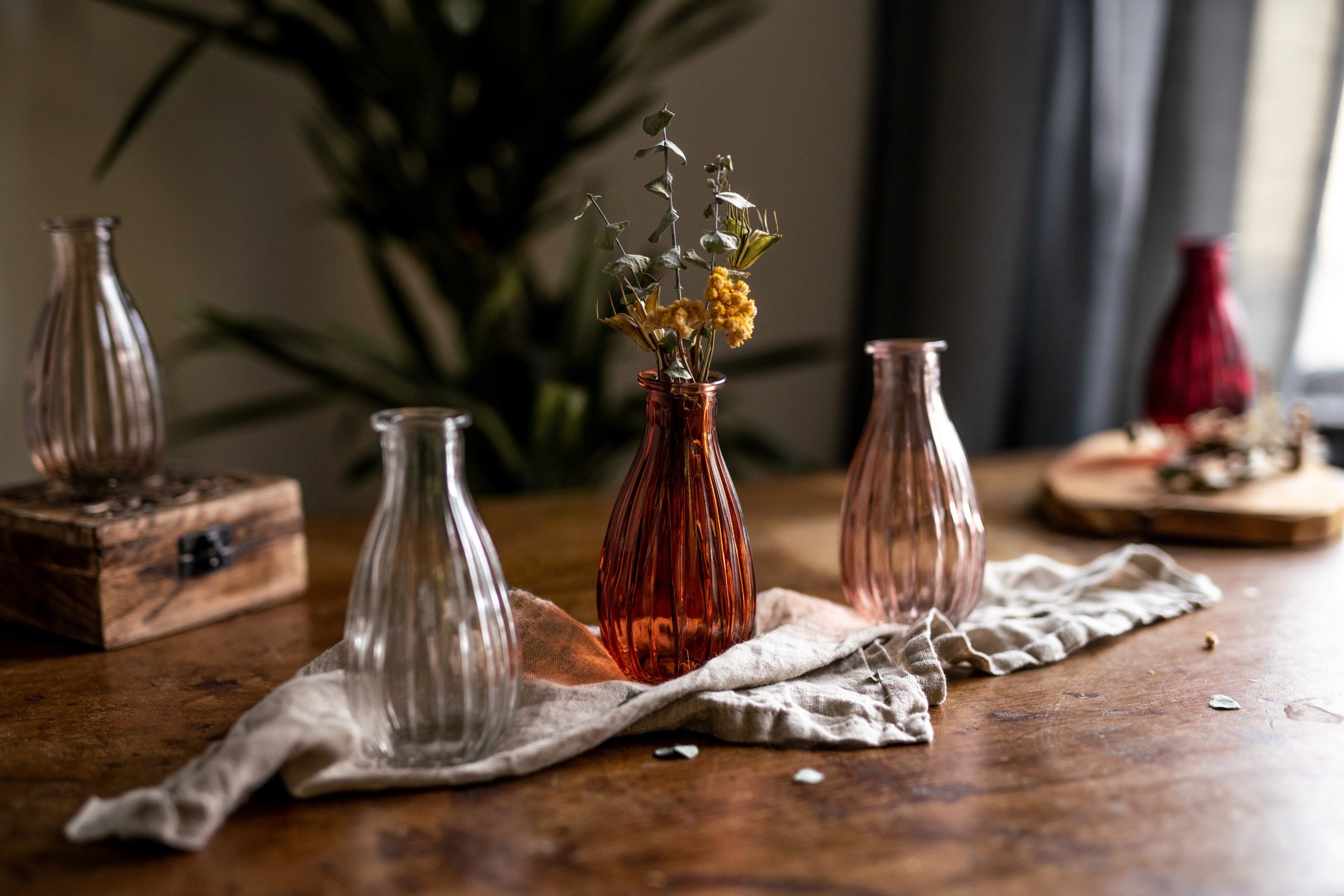 Sandra Rich Dekovase SANDRA RICH "RIM" kleine Flasche Glasvase Blumenvase 1 günstig online kaufen