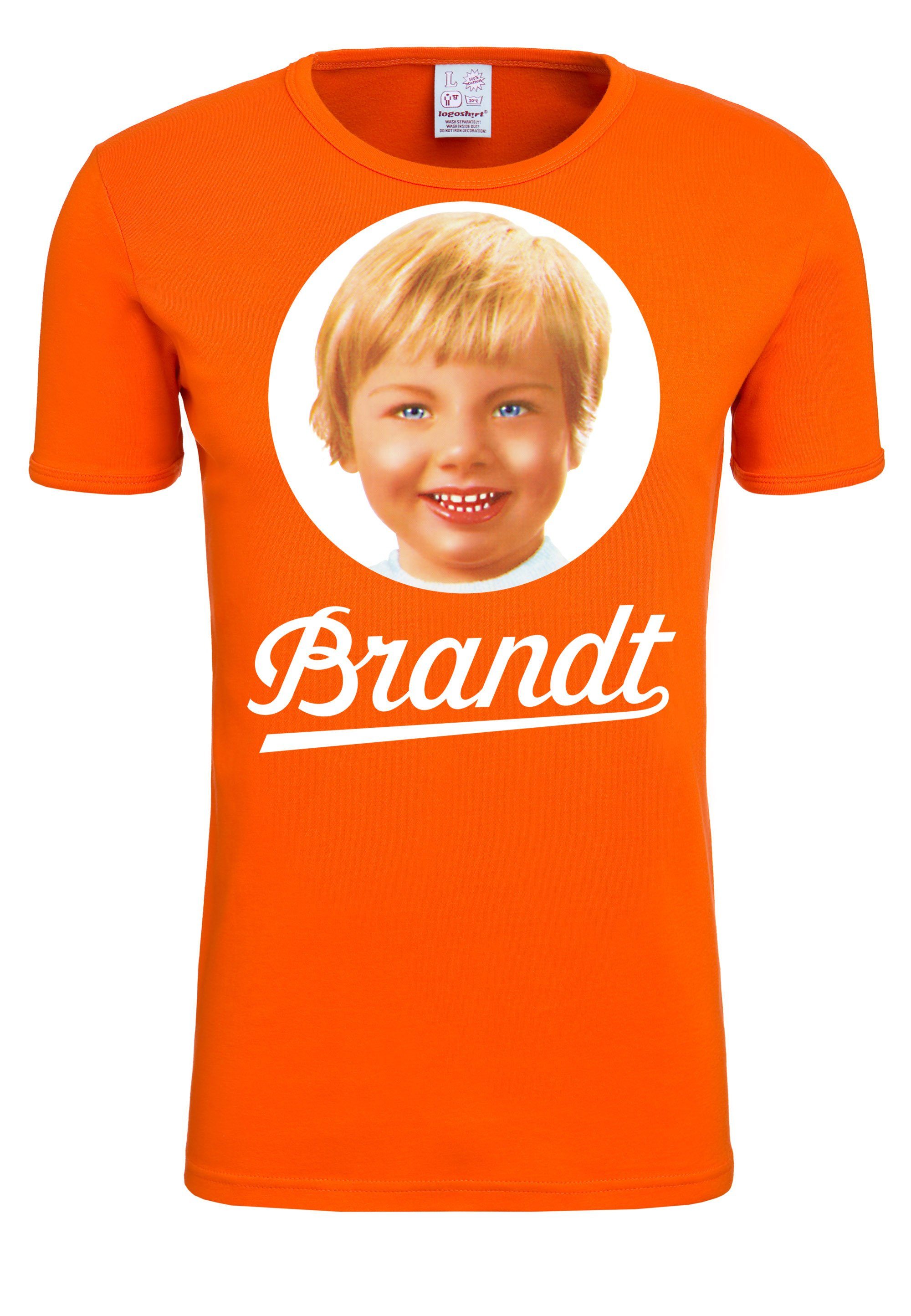 Brandt T-Shirt LOGOSHIRT Brandt-Print Logo mit